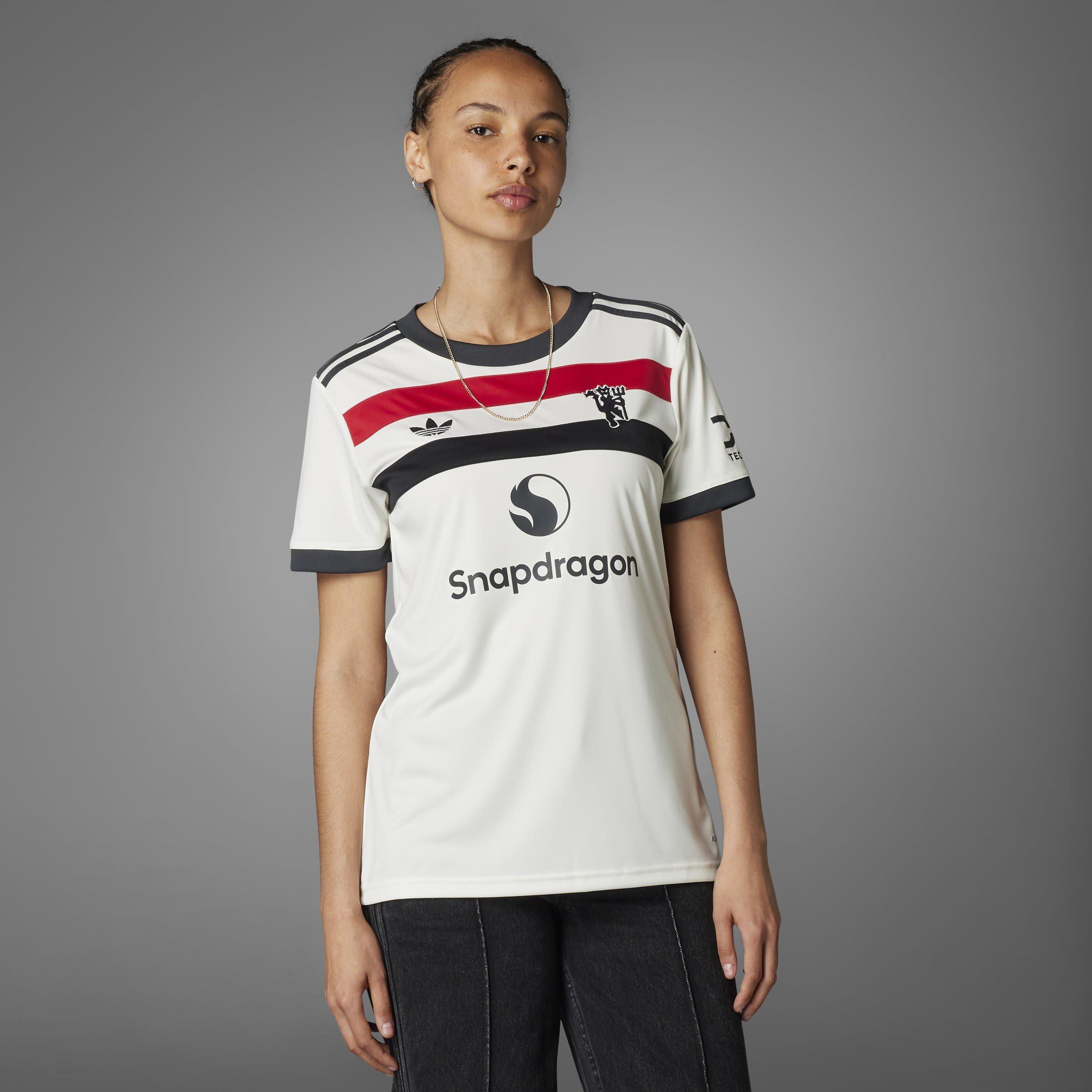 White - adidas - Manchester United Third Shirt 2024 2025 Womens - 9