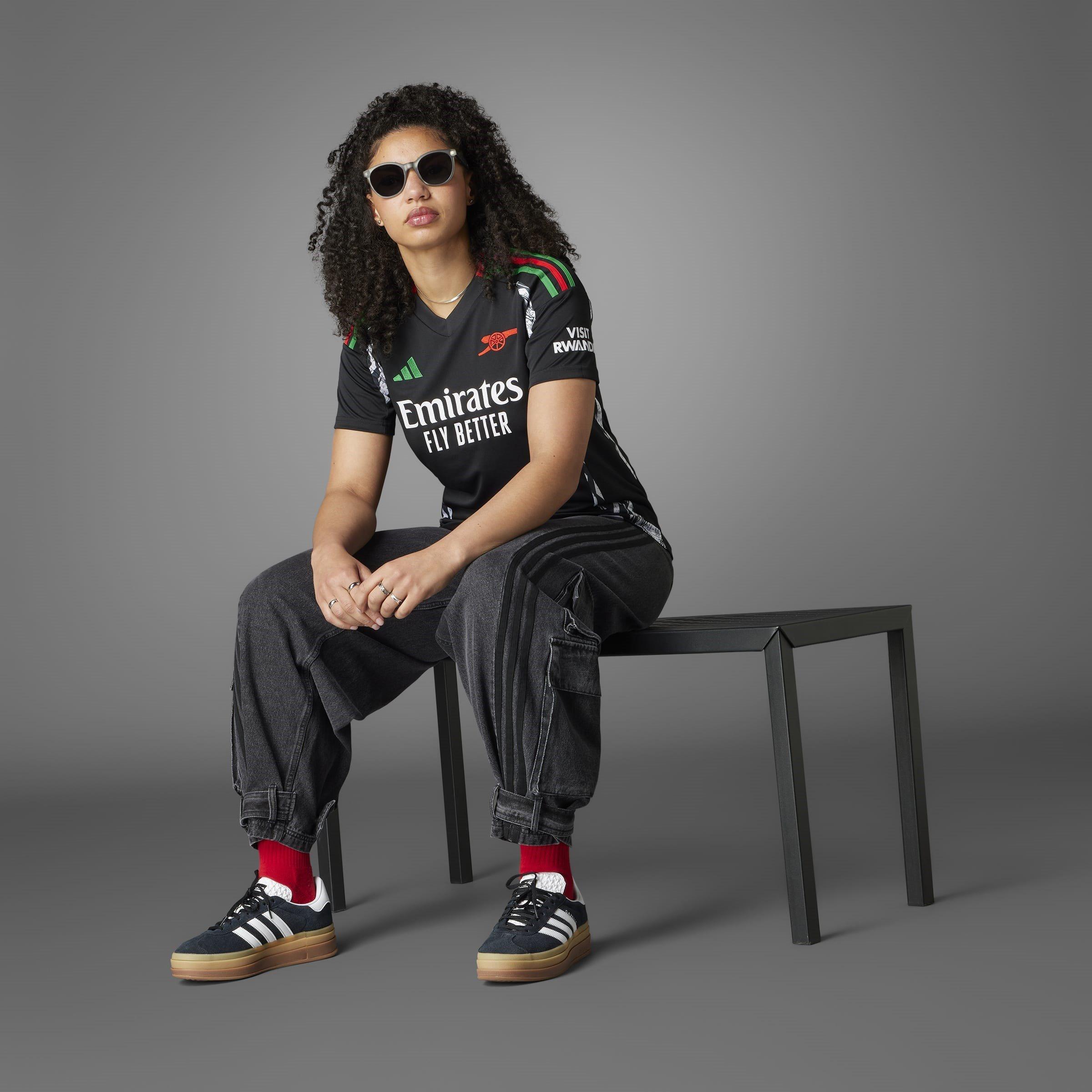 Schwarz - adidas - Arsenal Away Shirt 2024 2025 Womens - 13