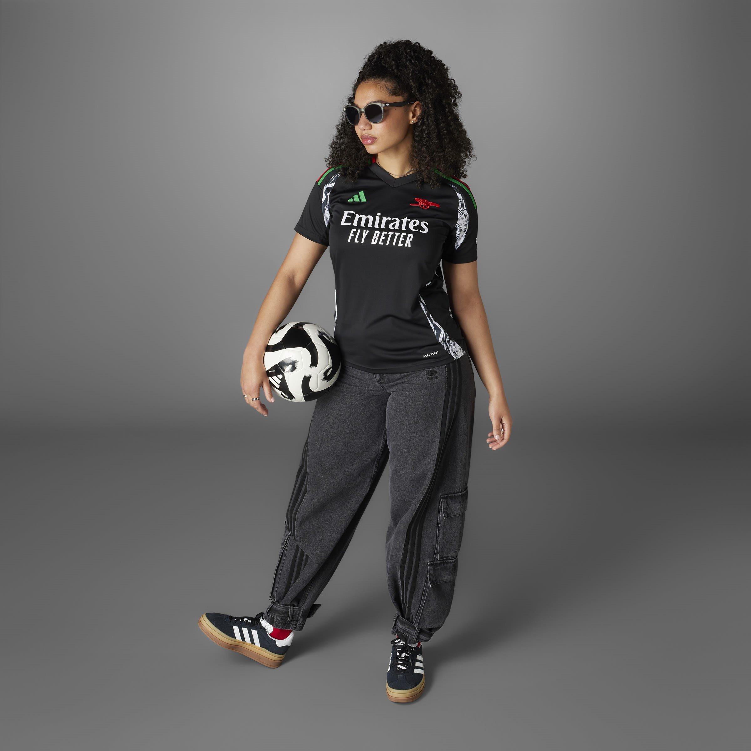 Schwarz - adidas - Arsenal Away Shirt 2024 2025 Womens - 14