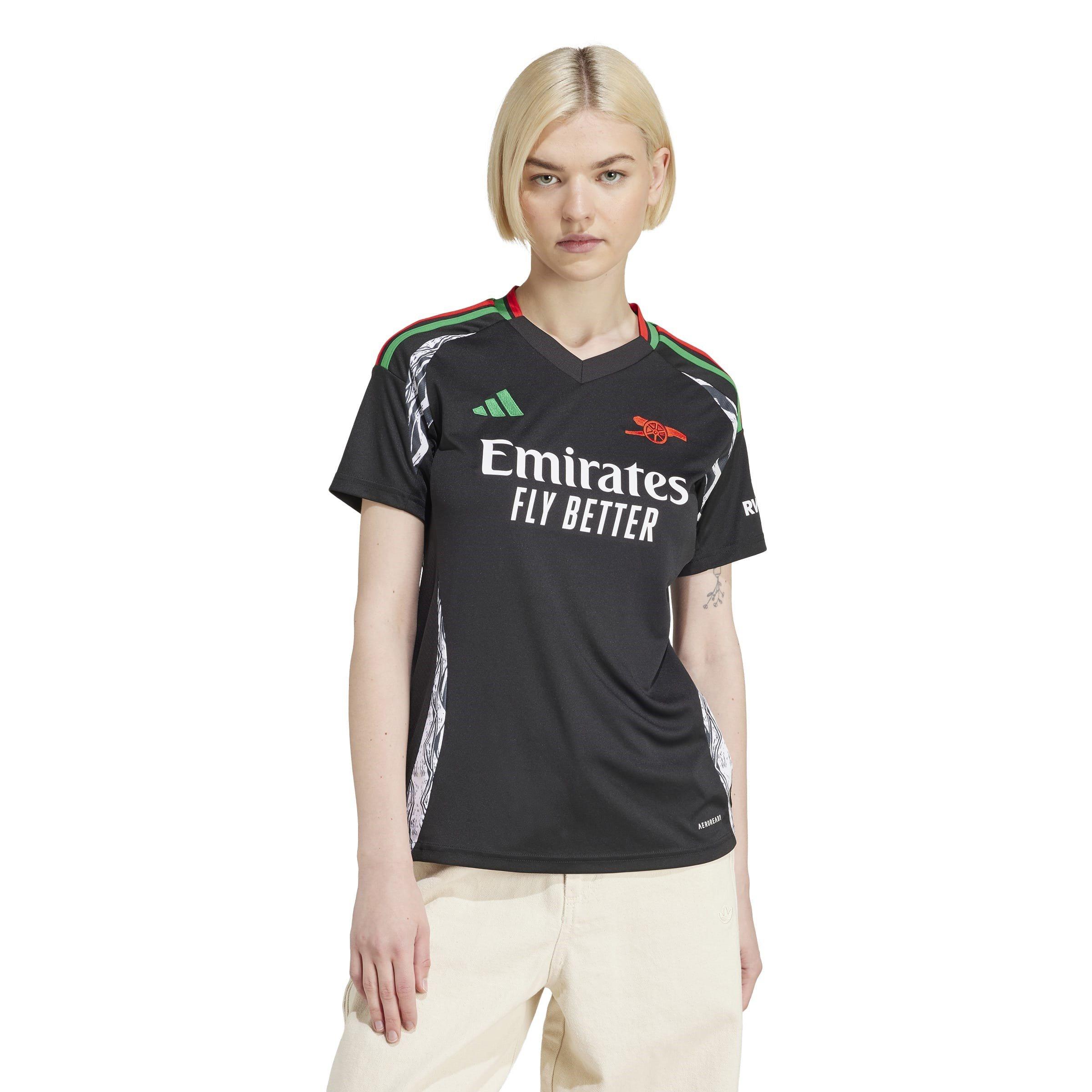 Schwarz - adidas - Arsenal Away Shirt 2024 2025 Womens - 3
