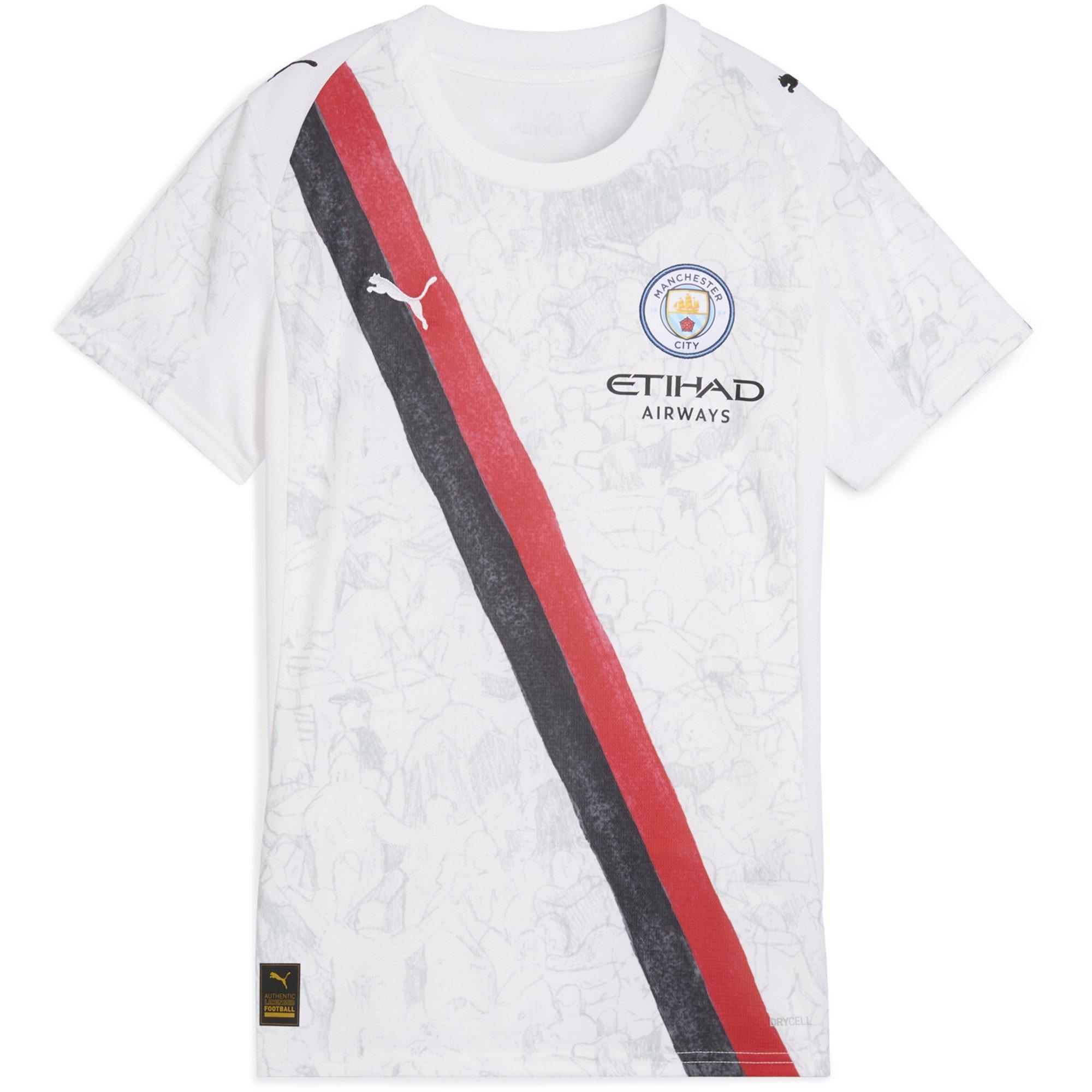 White/Black - Puma - x KidsSuper Manchester City Club Shirt 2025 2026 Womens - 1