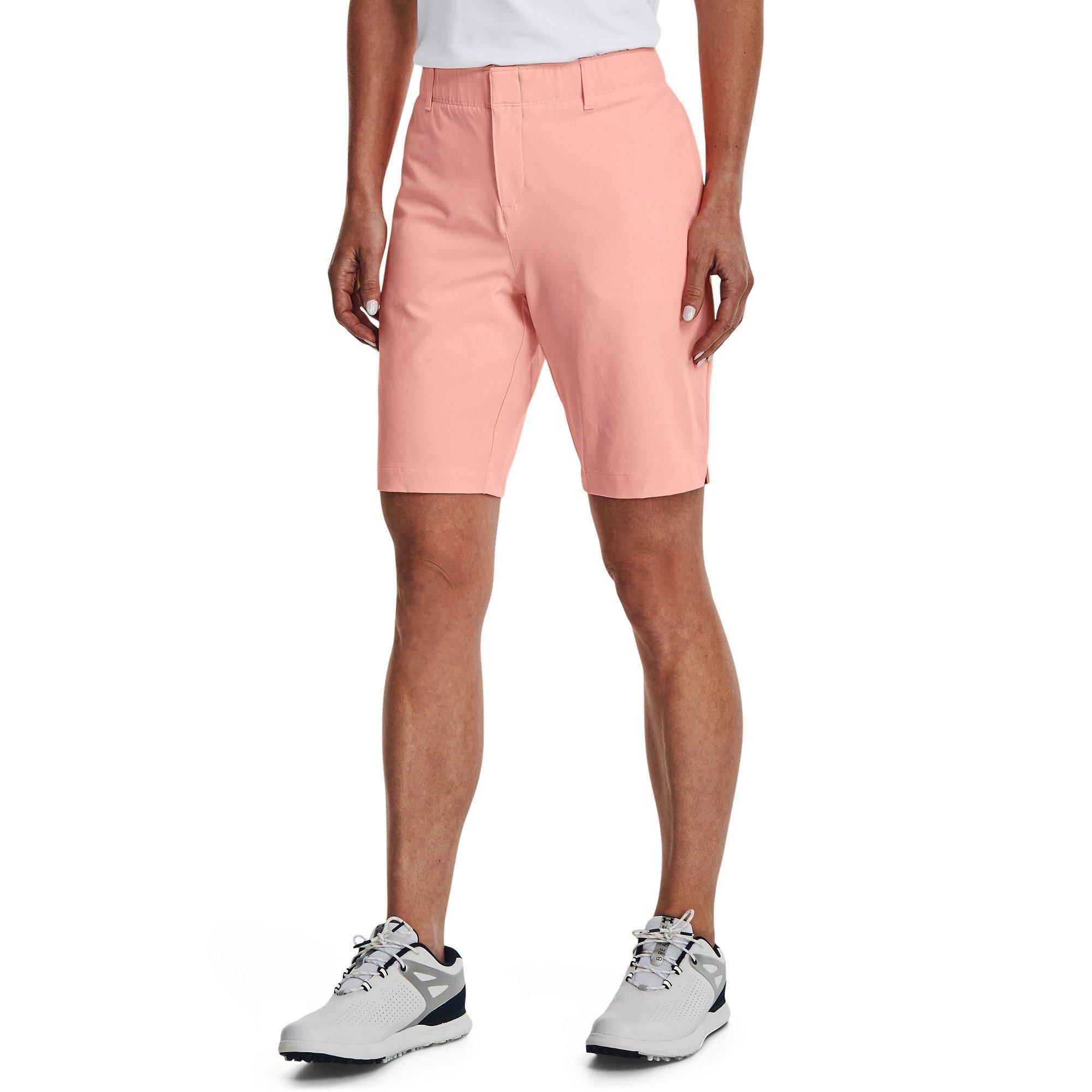 Pink / Silver - Under Armour - Links Shorts Womens - 2