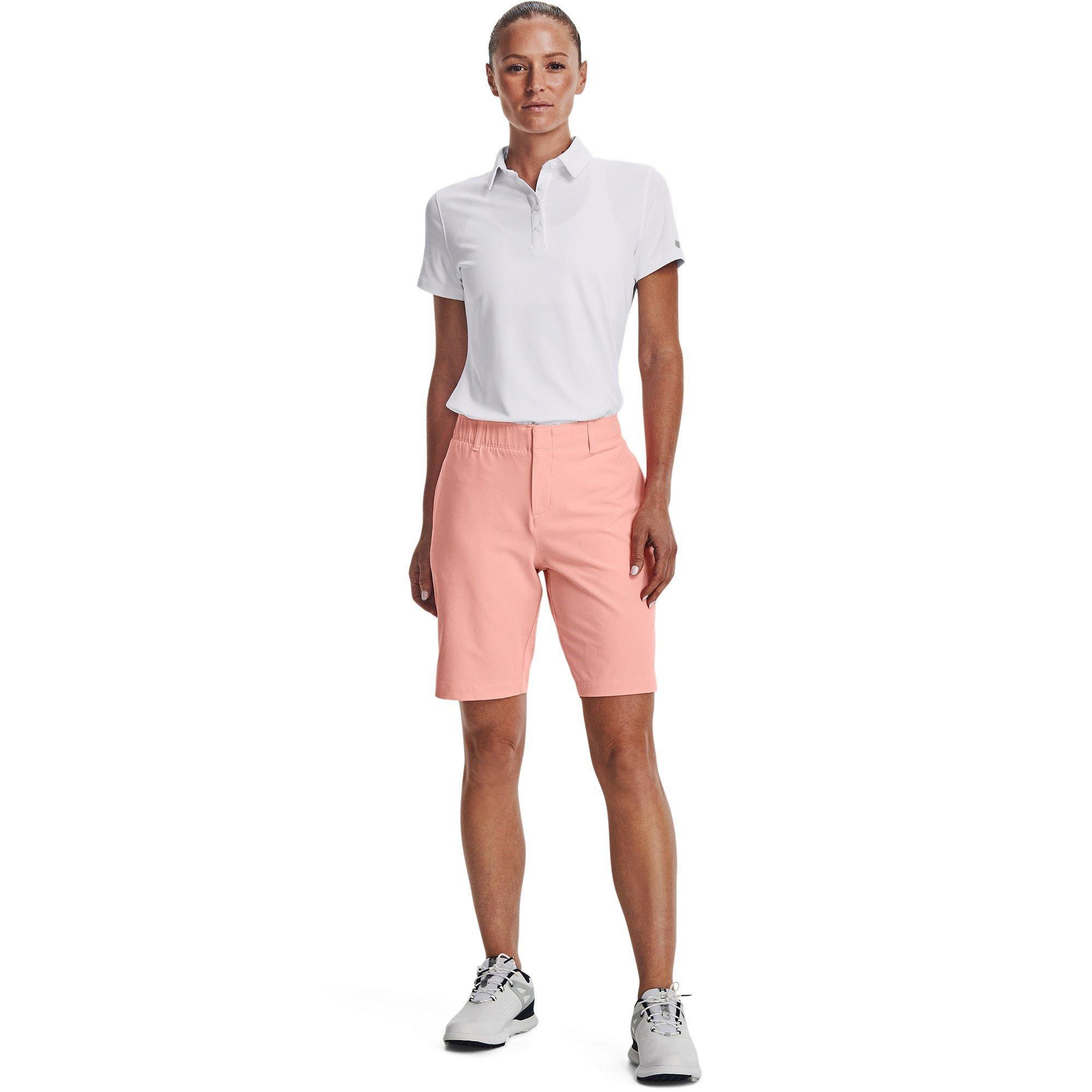 Pink / Silver - Under Armour - Links Shorts Womens - 4