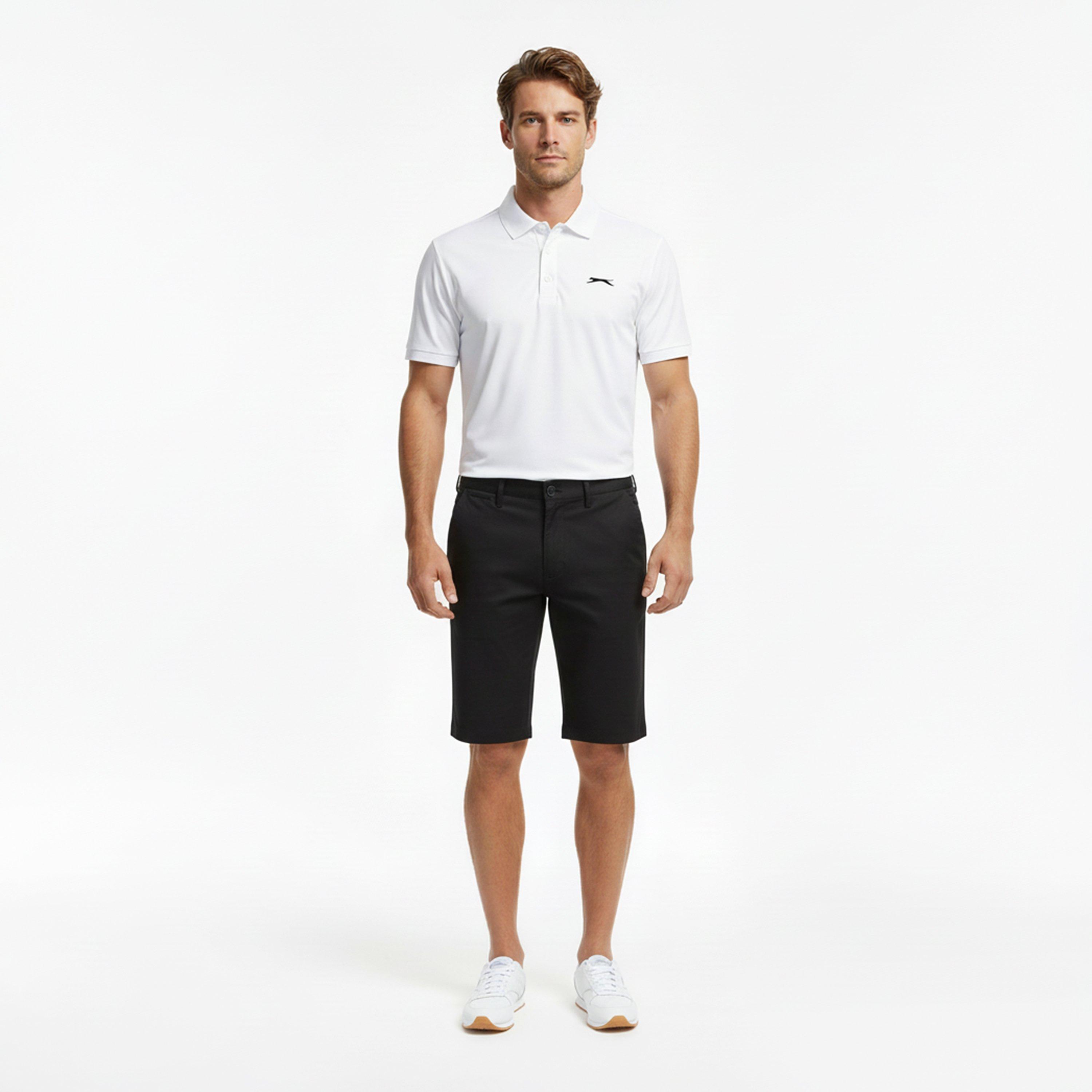 Noir - Slazenger - Golf Shorts Mens - 6