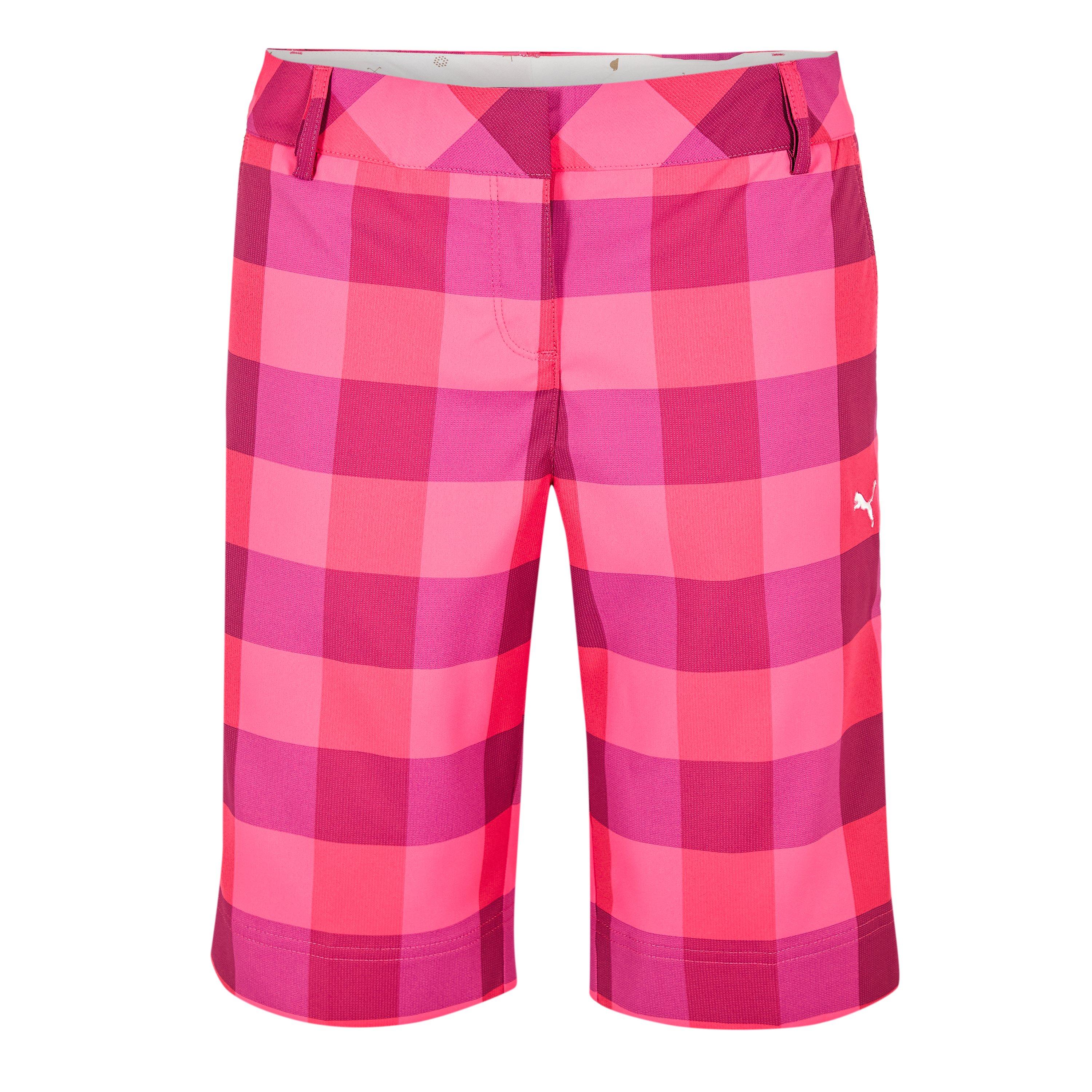 (14) Golf Plaid Tech Short Womens