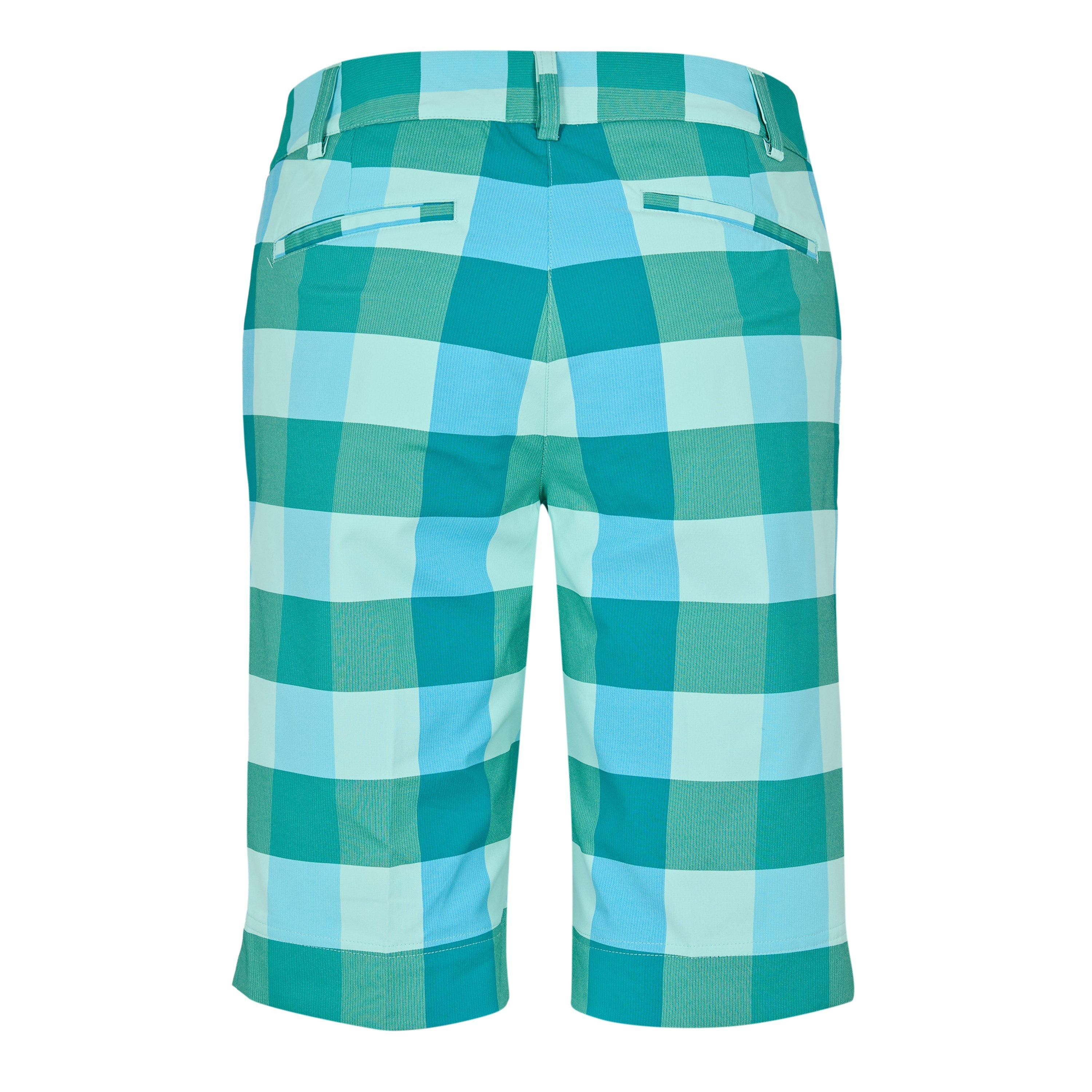 Blue - Puma - (14) Golf Plaid Tech Short Womens - 2