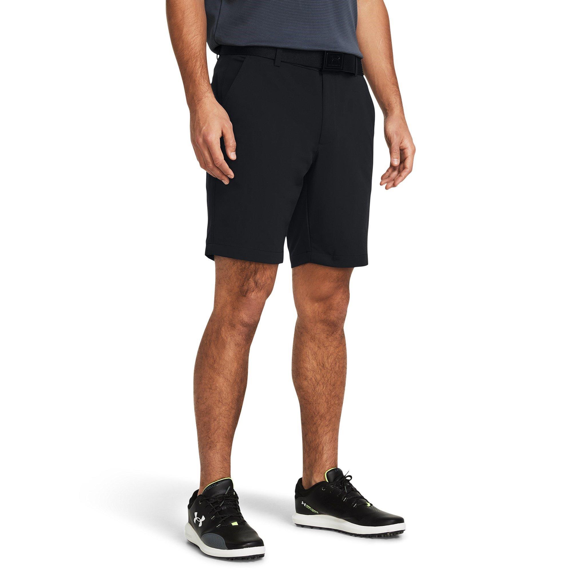 Black - Under Armour - Matchplay Tapered Shorts Men's - 3