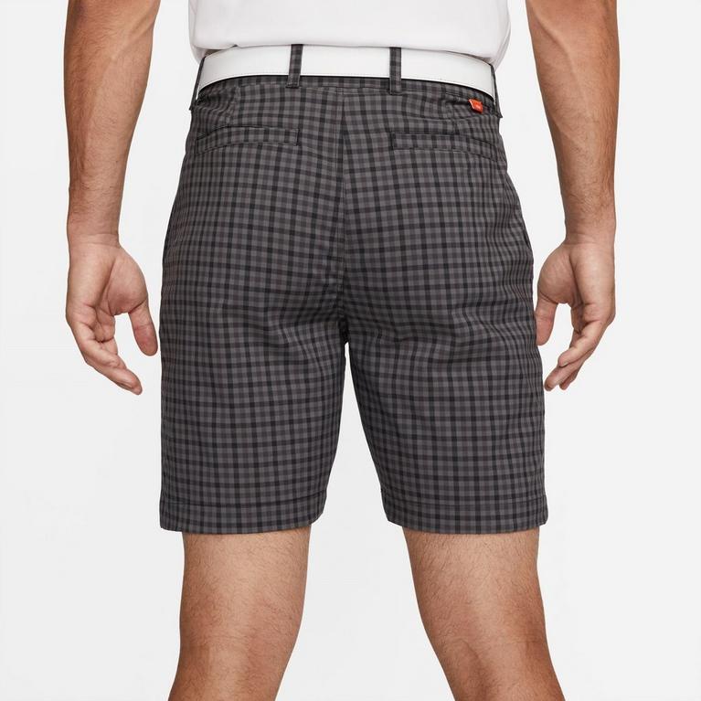 NOIR/FUMÉ FONCÉ - Nike - Dri-FIT UV Men's Chino Plaid Golf Shorts - 3