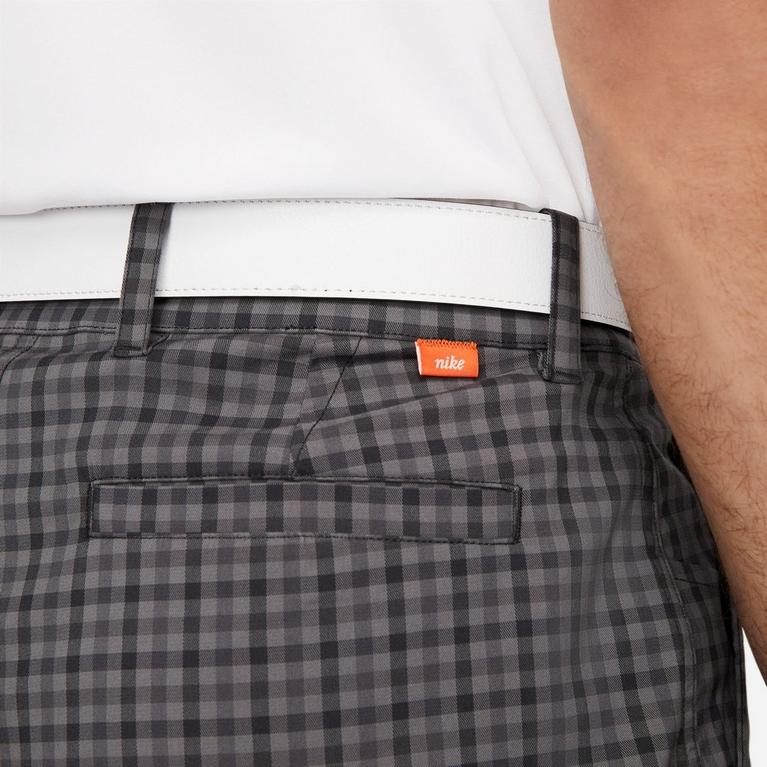 NOIR/FUMÉ FONCÉ - Nike - Dri-FIT UV Men's Chino Plaid Golf Shorts - 5