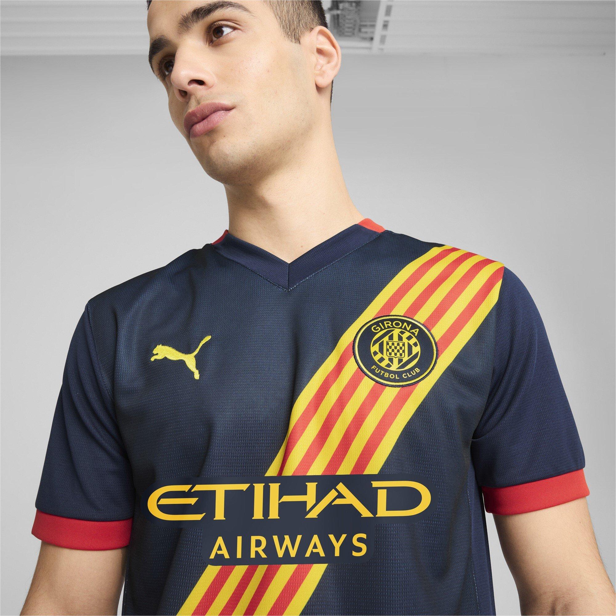 Blu - Puma - Girona Away Shirt 2024 2025 Adults - 3