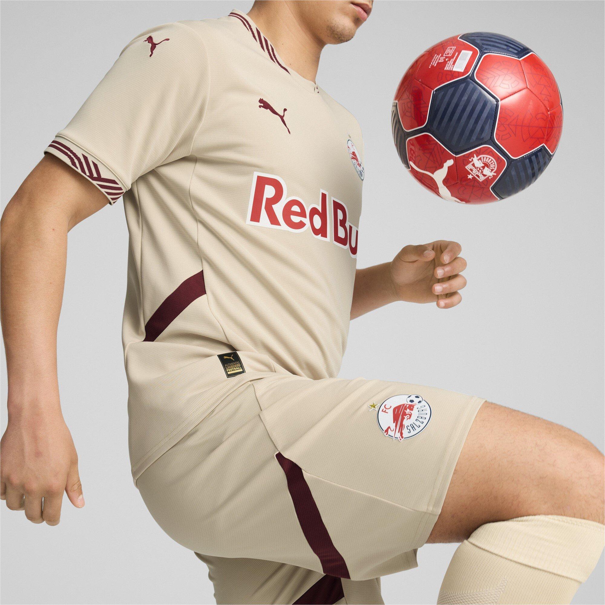 Beige - Puma - Red Bull Salzburg Third Shirt 2024 2025 Adults - 3