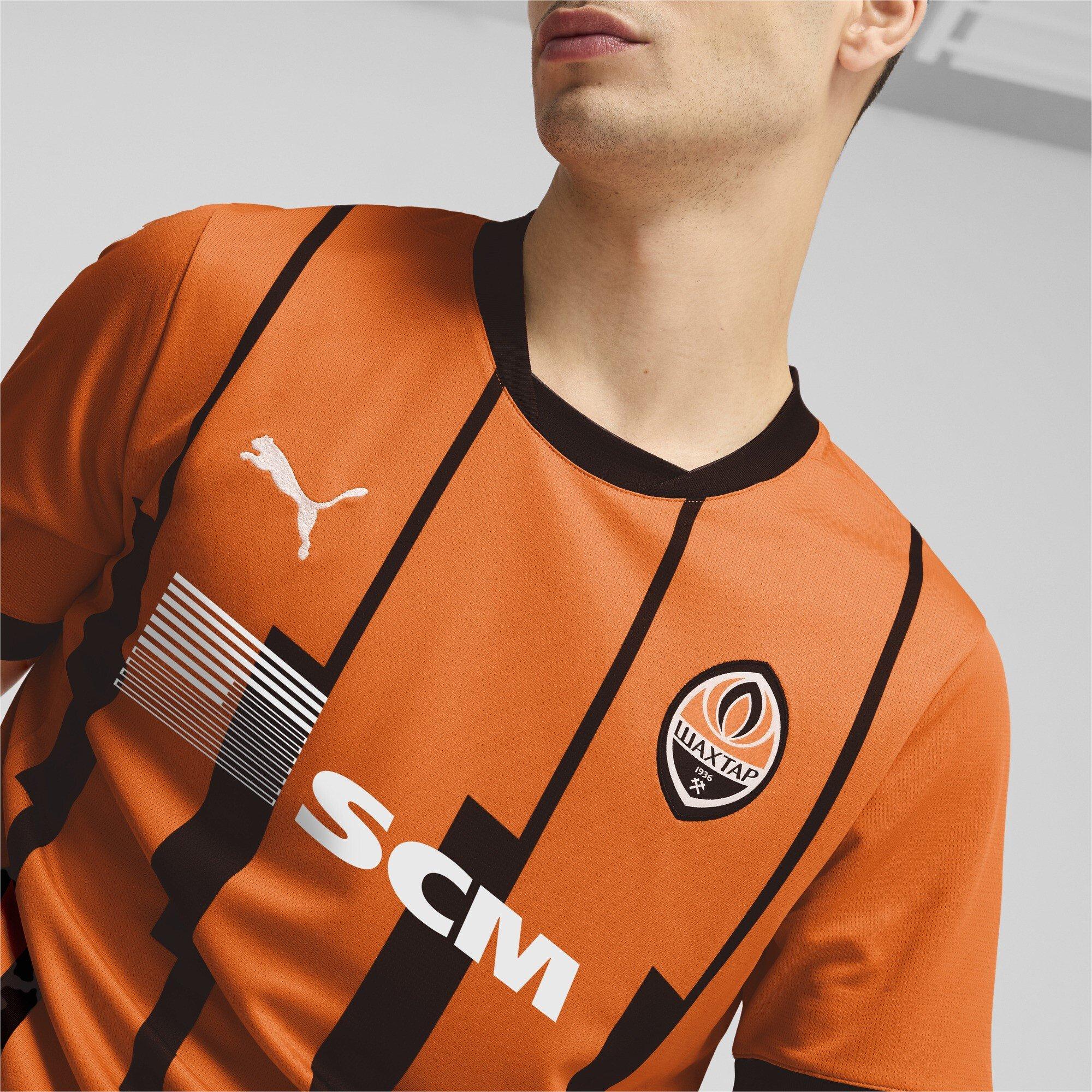 Oranje - Puma - Shakhtar Donetsk Home Shirt 2024 2025 Adults - 3