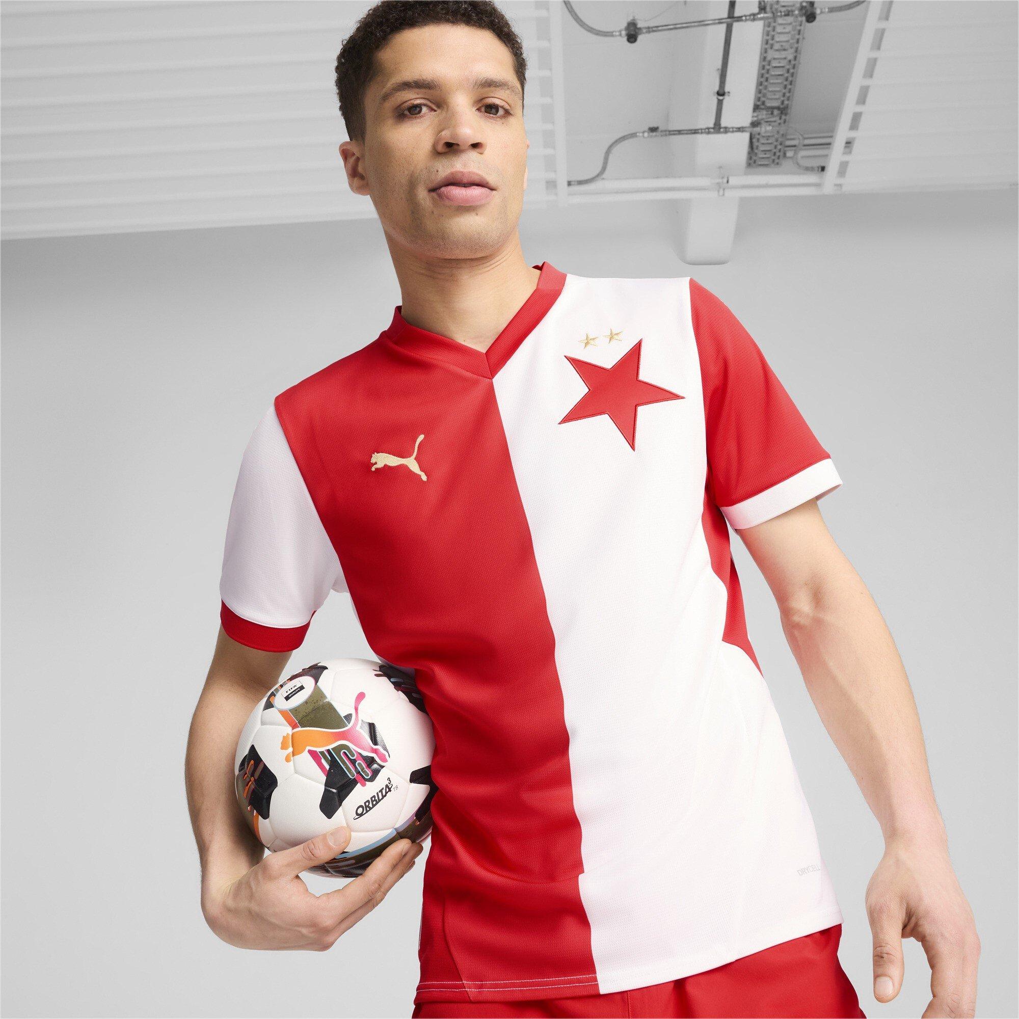 Bianco - Puma - Slavia Prague Home Shirt 2024 2025 Adults - 2