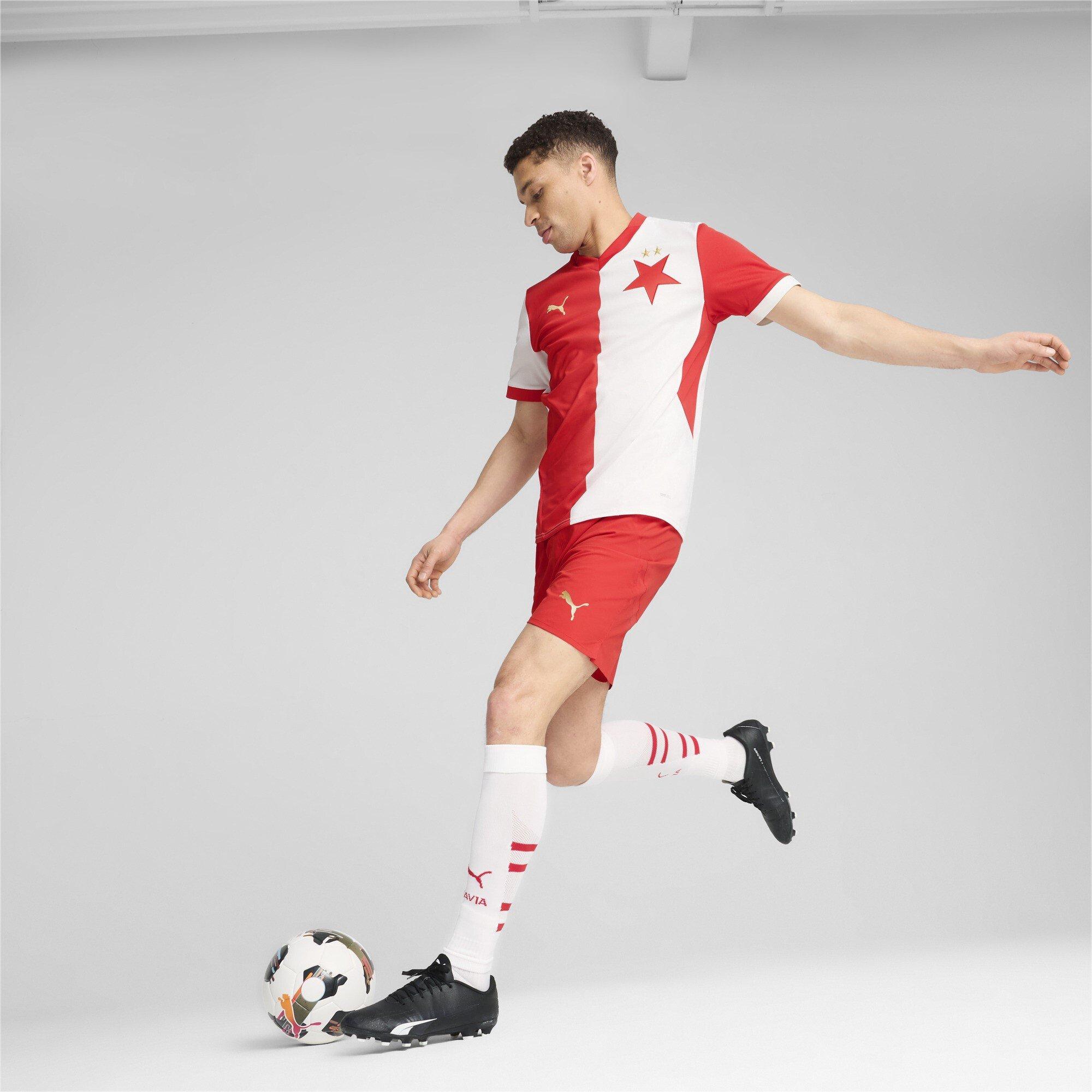 Bianco - Puma - Slavia Prague Home Shirt 2024 2025 Adults - 4