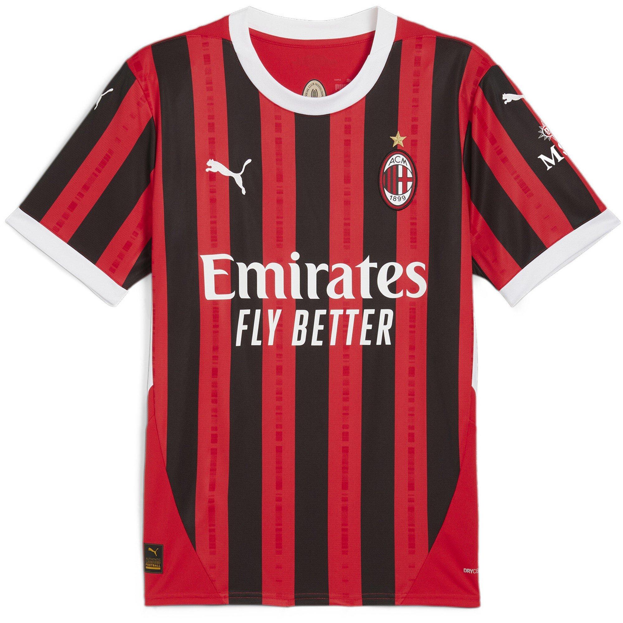 Replica Maglia Rossonera Maglia A.C. Milan 2024-2025 Bambino - Replica  Autorizzata, Personalizzabile Con Nome E Numero Maglia Bambino Milan, image size:2000x1125