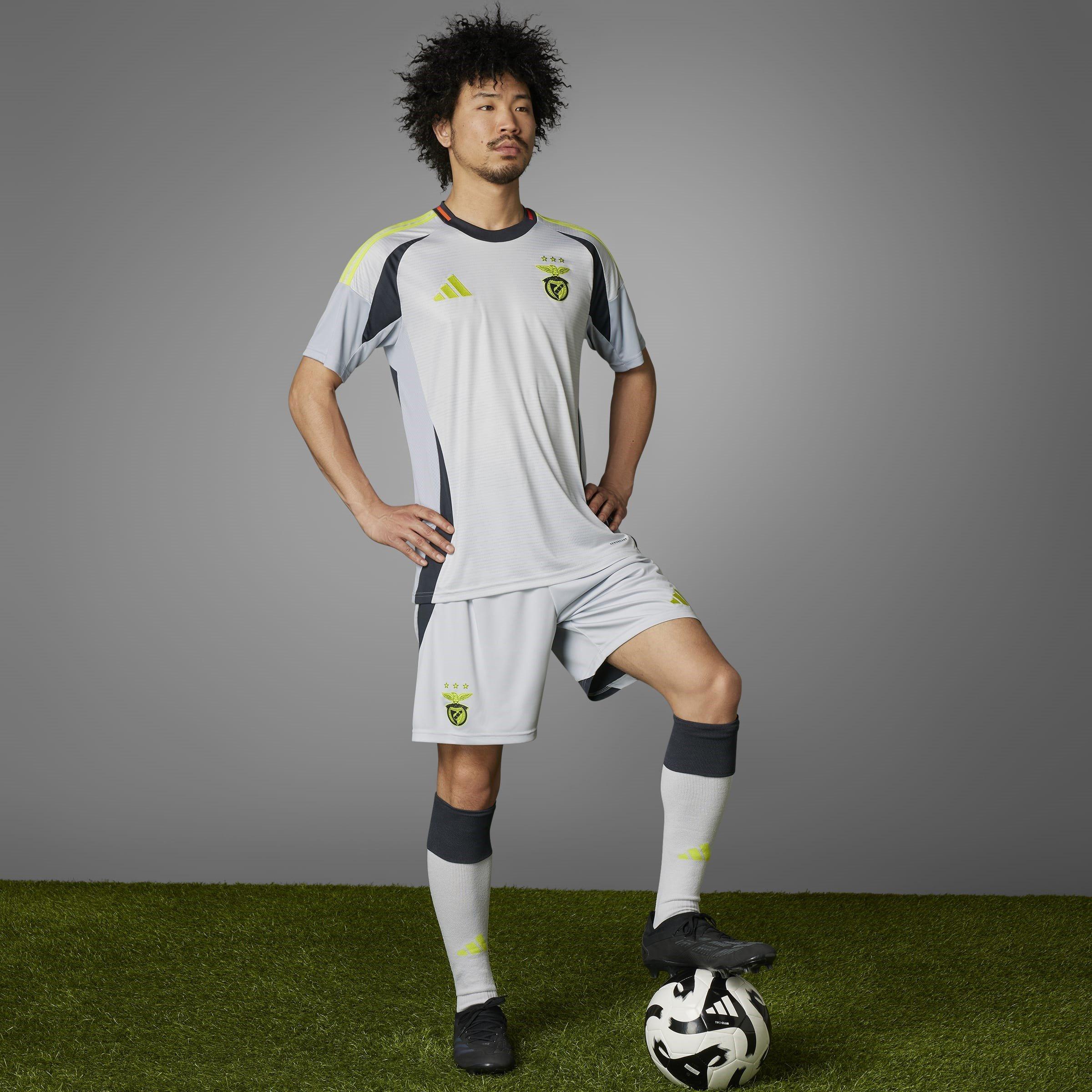 Grey - adidas - Benfica Third Shirt 2024 2025 Adults - 9