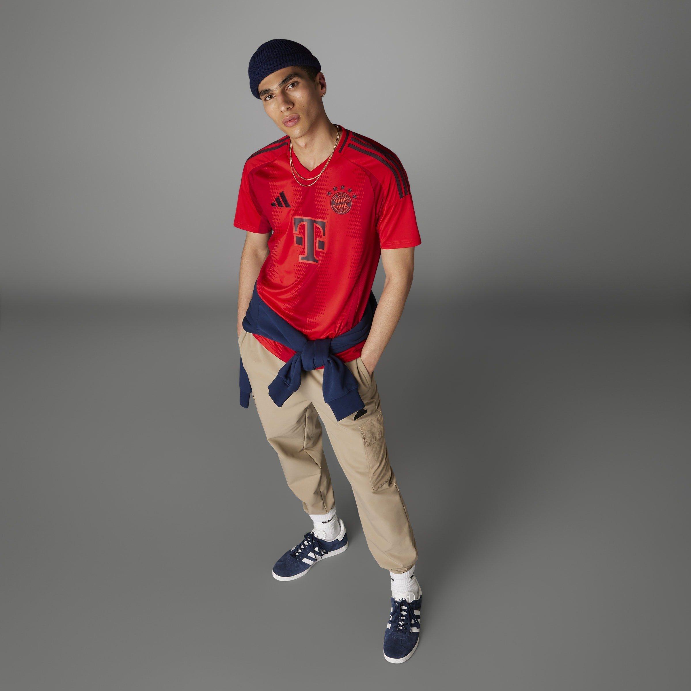 Red - adidas - FC Bayern Munich Home Shirt 2024 2025 Adults - 12