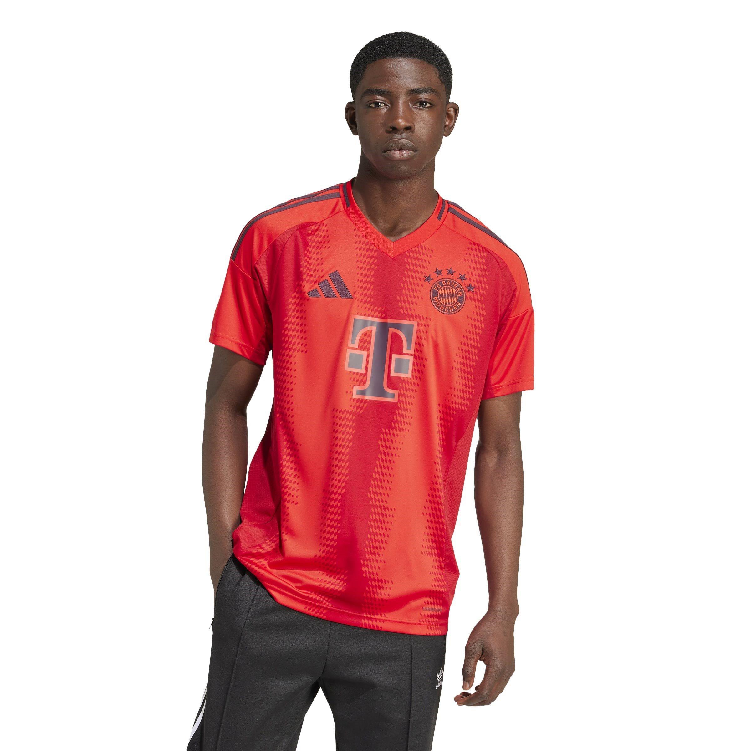 Red - adidas - FC Bayern Munich Home Shirt 2024 2025 Adults - 7