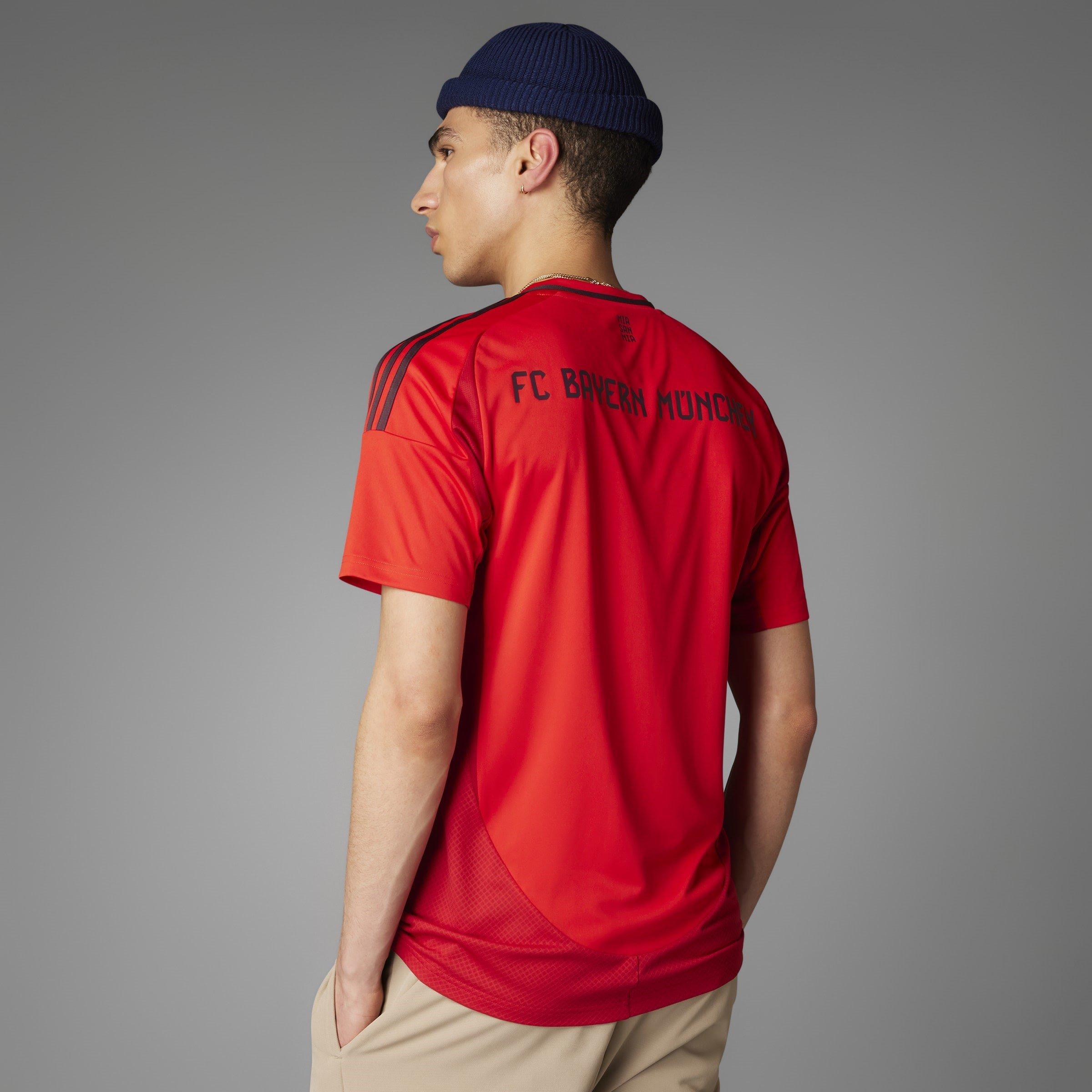 Red - adidas - FC Bayern Munich Home Shirt 2024 2025 Adults - 9
