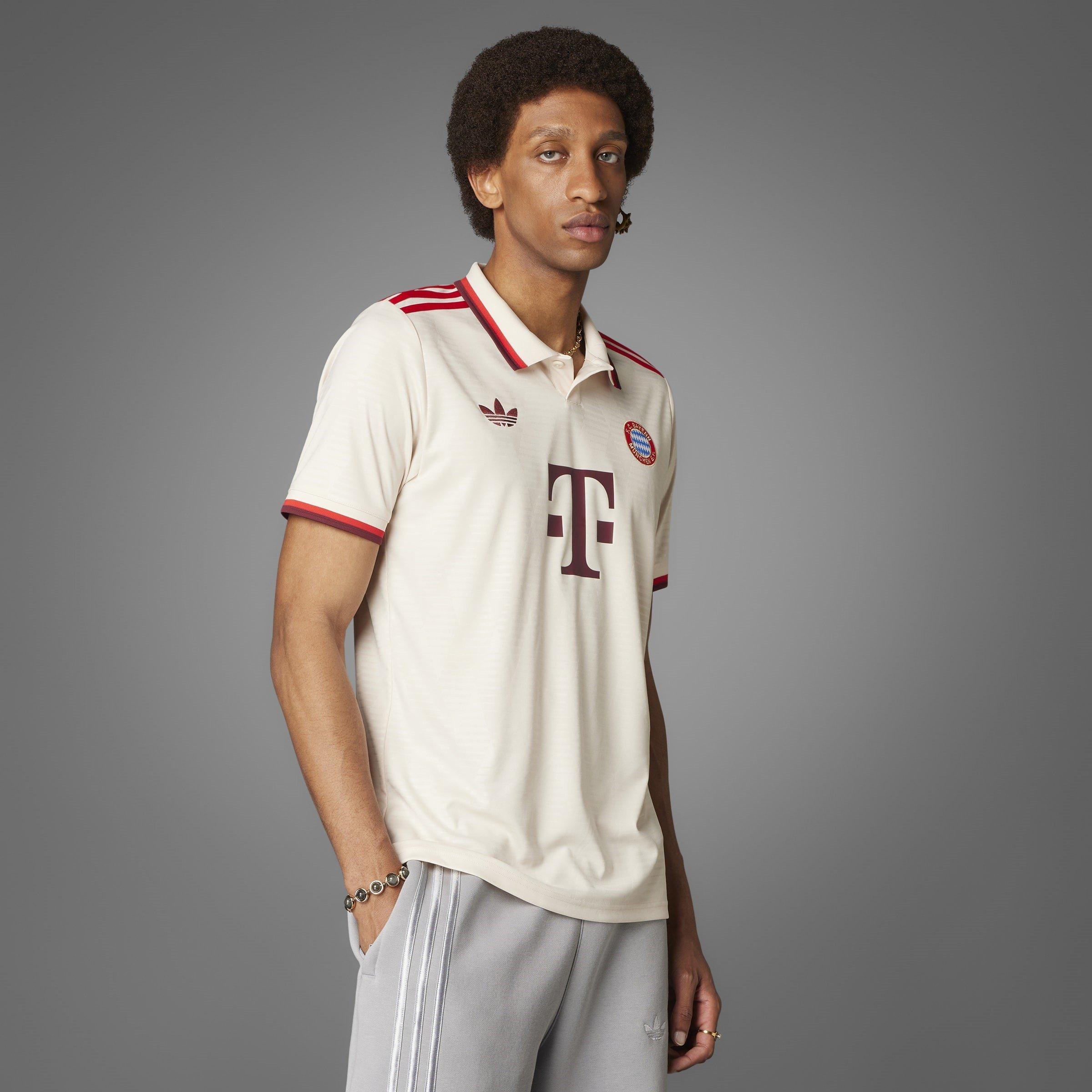 Beige - adidas - Bayern Munich Third Shirt 2024 2025 Adults - 8