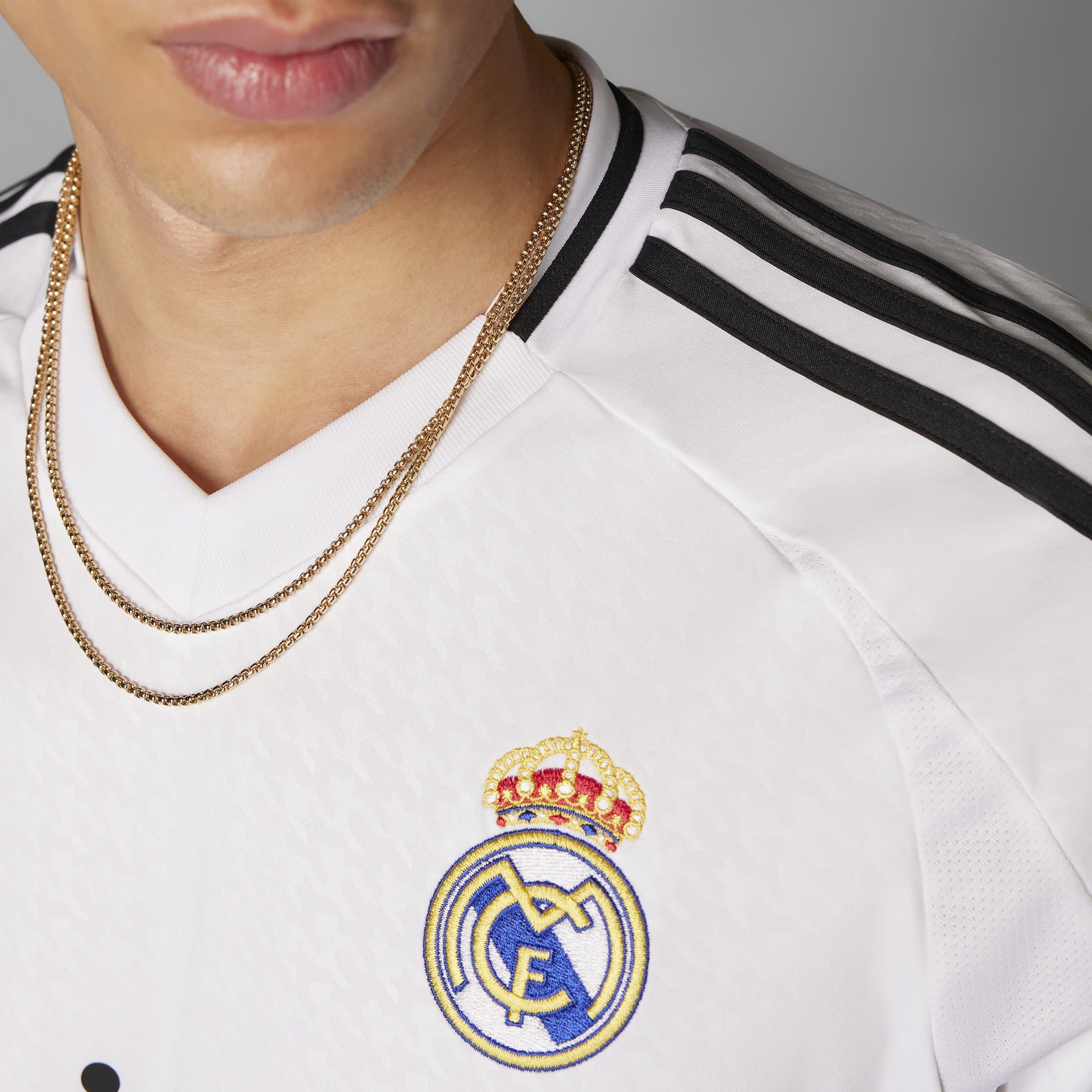 White - adidas - Real Madrid Home Shirt 2024 2025 Adults - 12