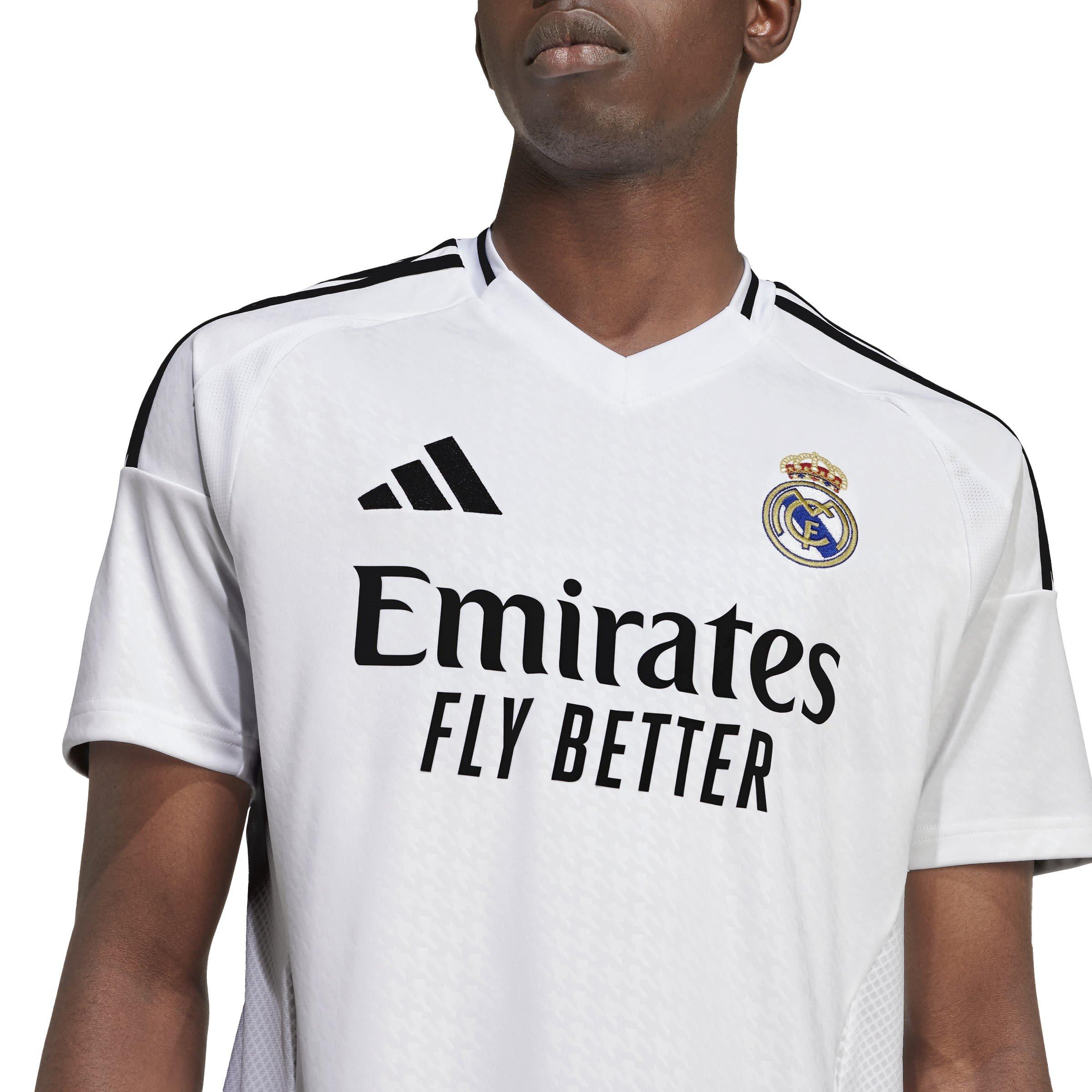 White - adidas - Real Madrid Home Shirt 2024 2025 Adults - 5