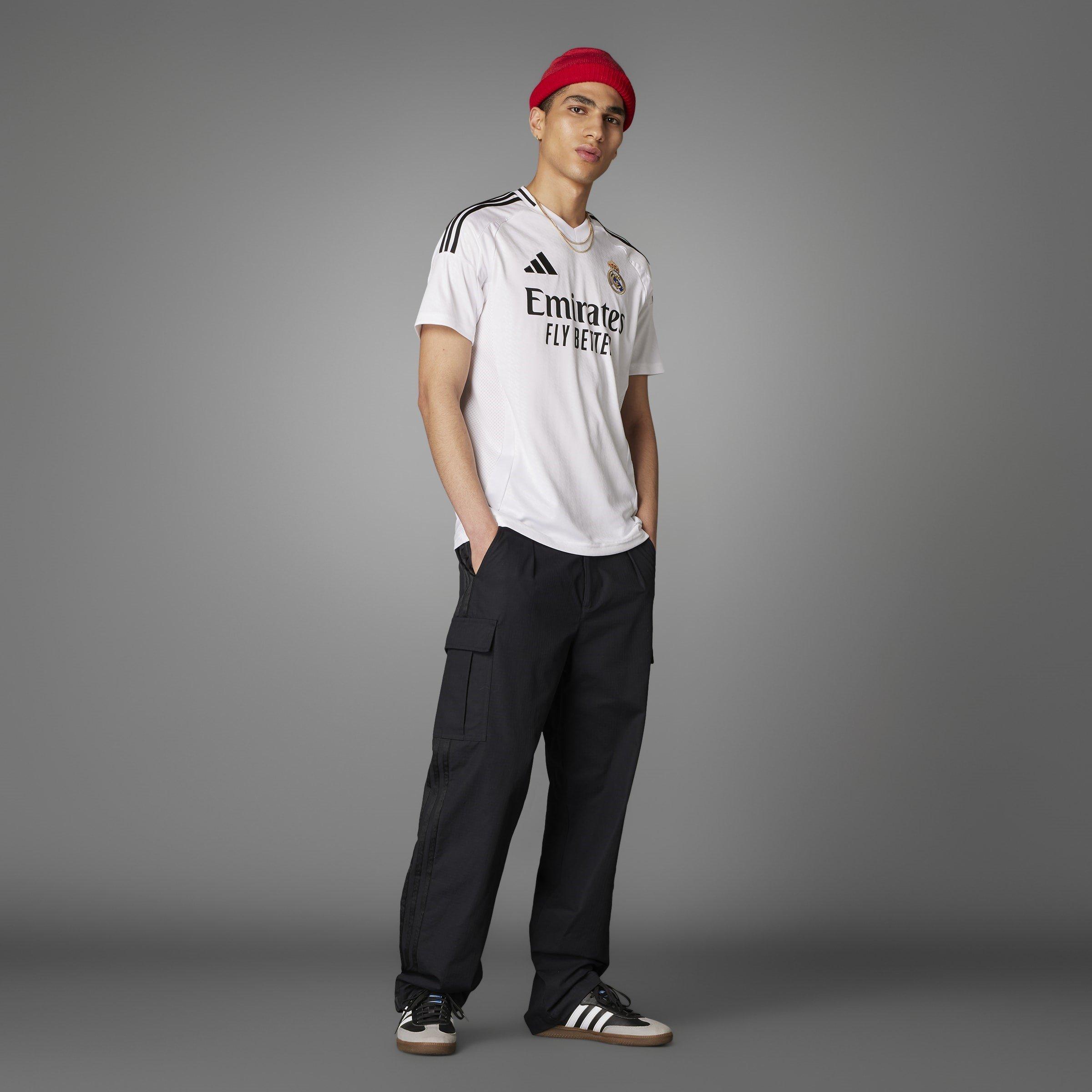 White - adidas - Real Madrid Home Shirt 2024 2025 Adults - 7