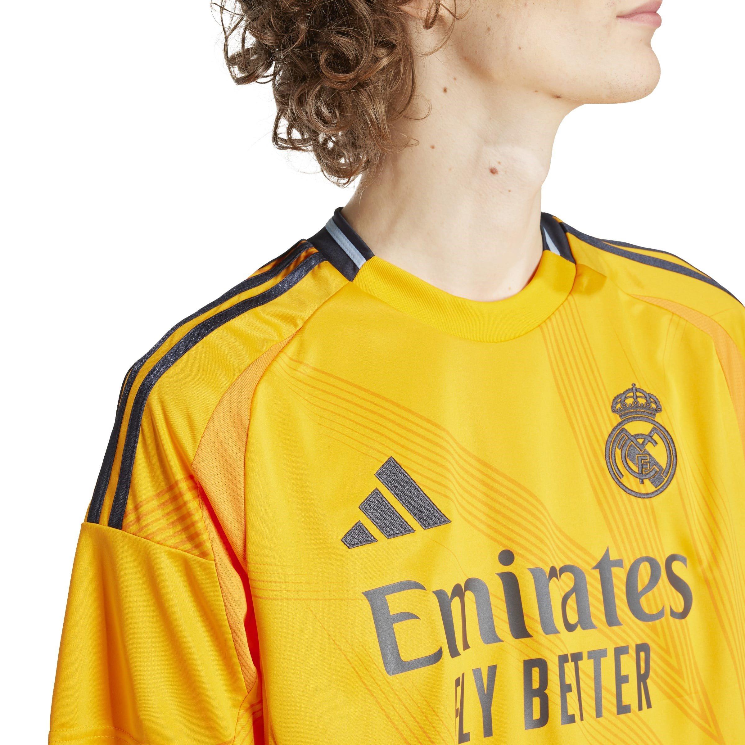 Orange - adidas - Real Madrid Away Shirt 2024 2025 Adults - 6