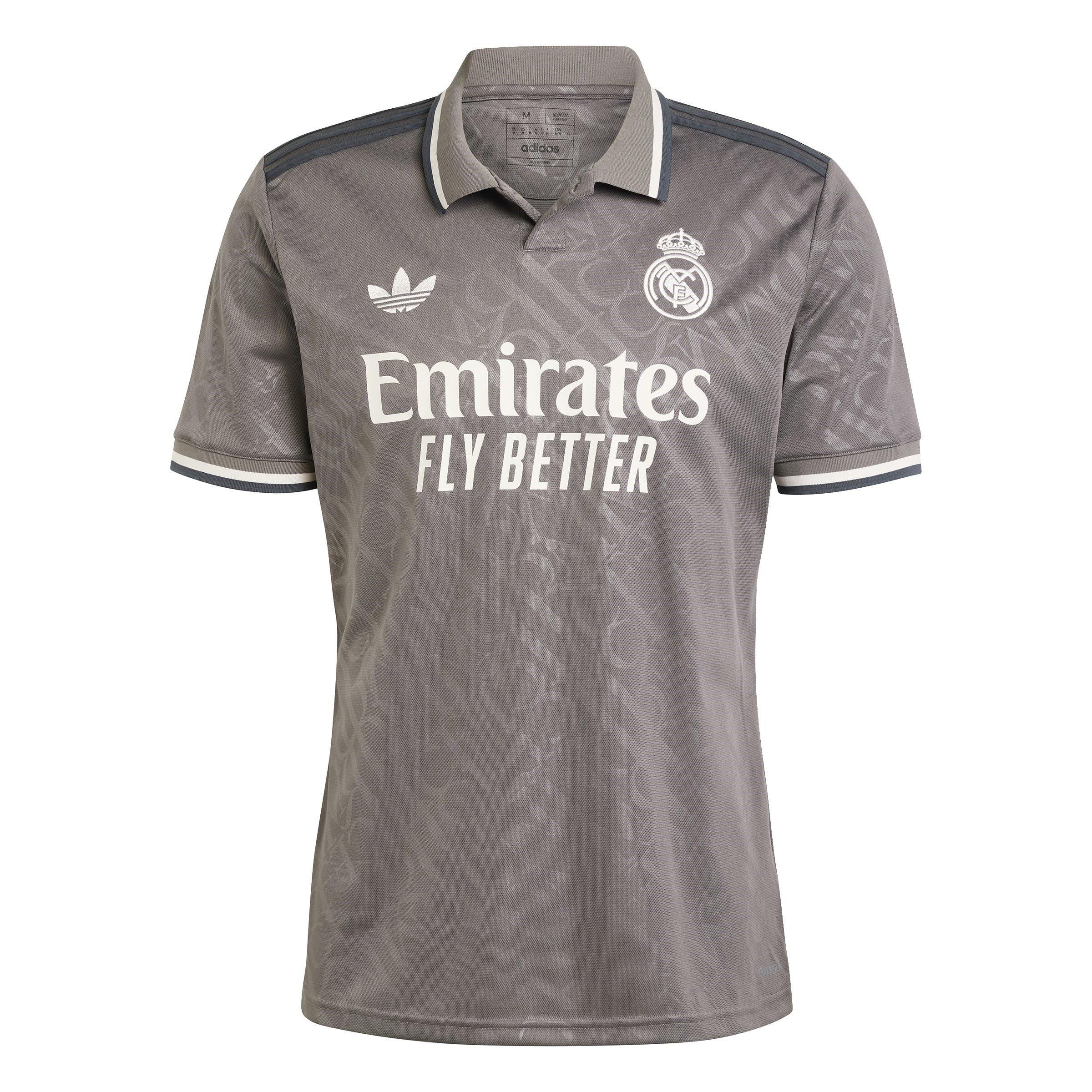 Grey - adidas - Real Madrid Third Shirt 2024 2025 Adults - 1
