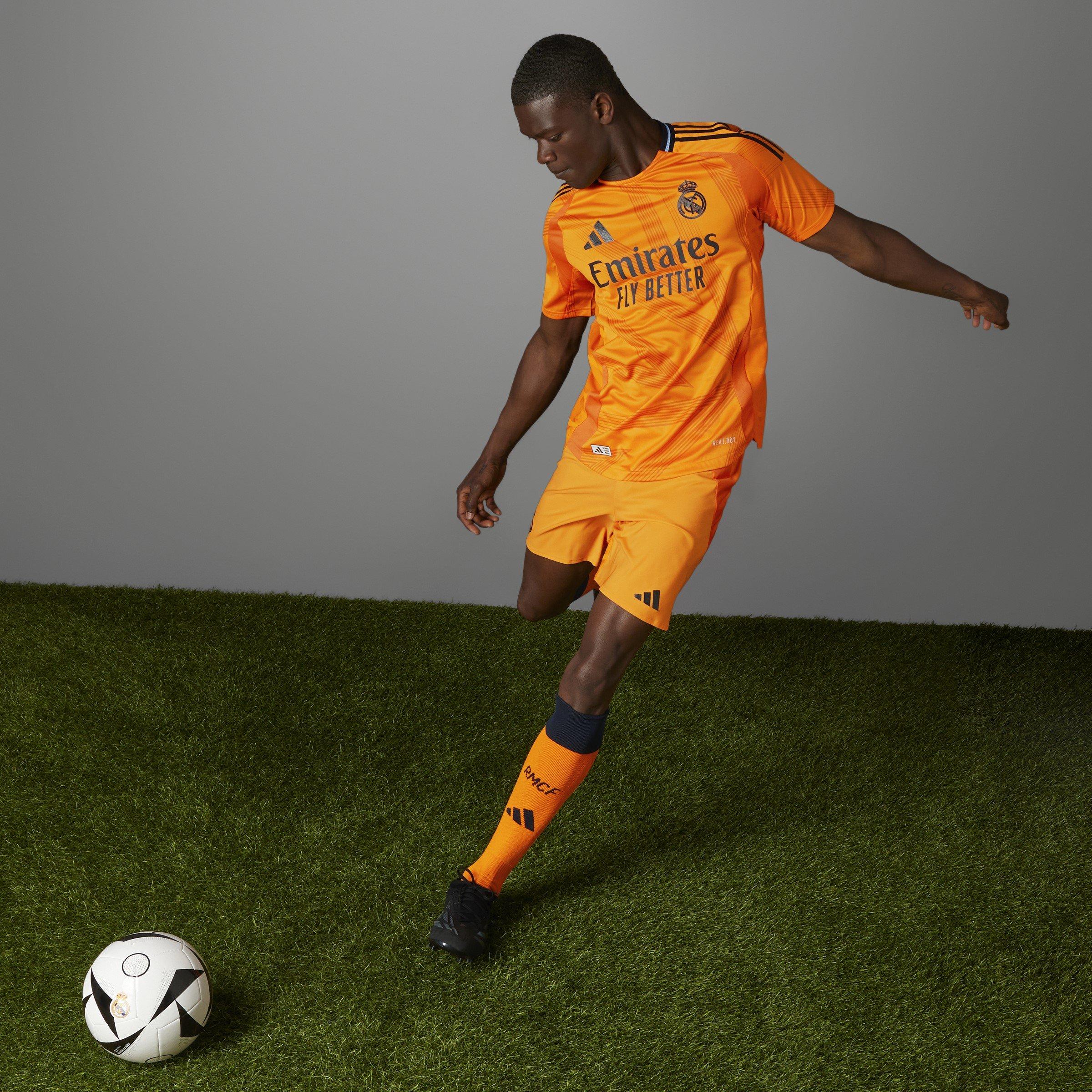 Orange - adidas - Real Madrid Authentic Away Shirt 2024 2025 Adults - 16