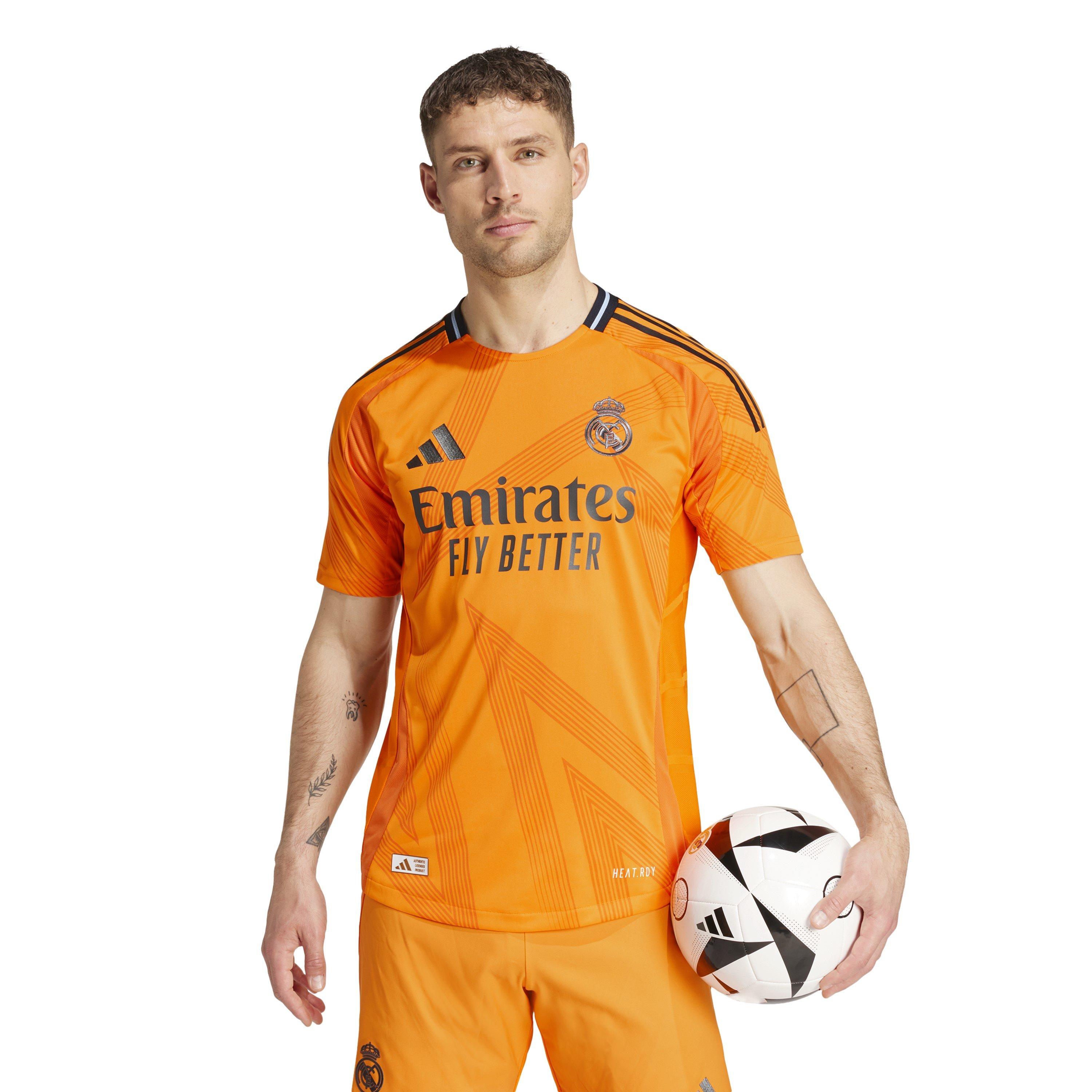 Orange - adidas - Real Madrid Authentic Away Shirt 2024 2025 Adults - 5