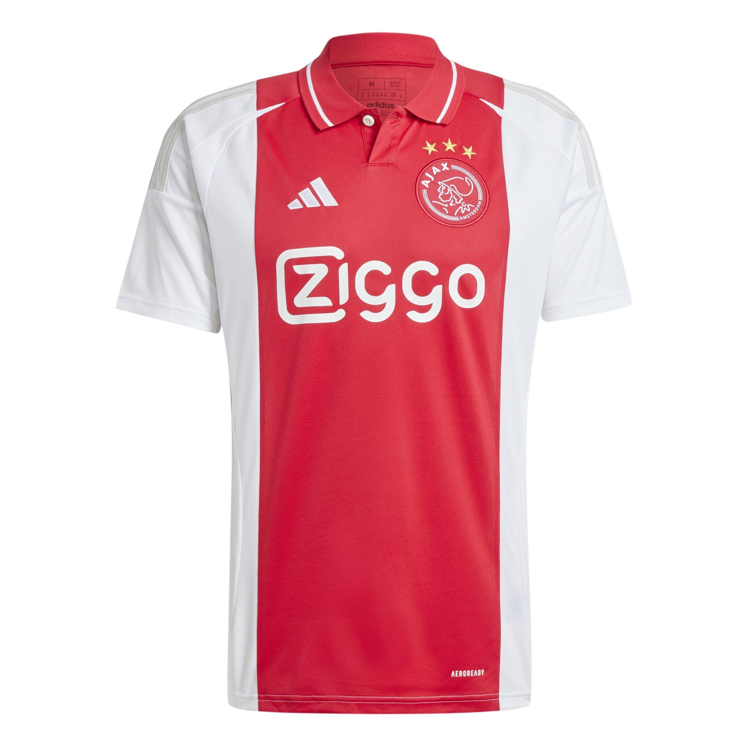 White - adidas - Ajax Amsterdam Home Shirt 2024 2025 Adults - 1