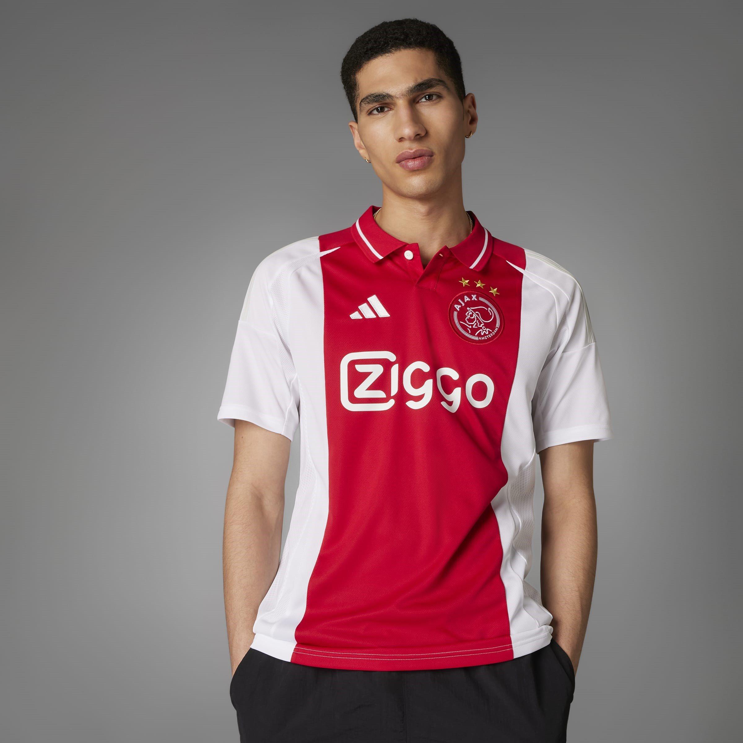 Hvid - adidas - Ajax Amsterdam Home Shirt 2024 2025 Adults - 8