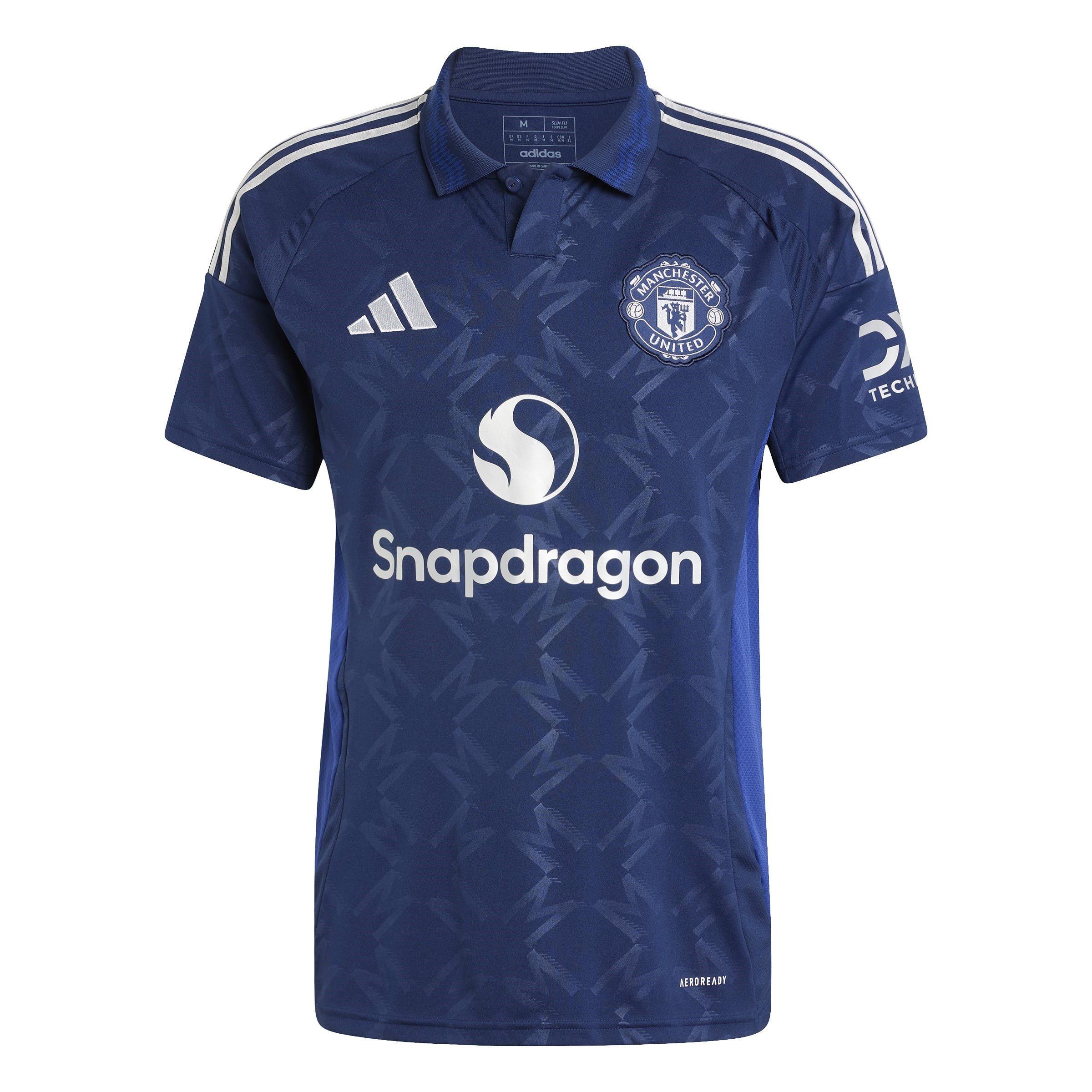 Blue - adidas - Manchester United Away Shirt 2024 2025 Adults - 1
