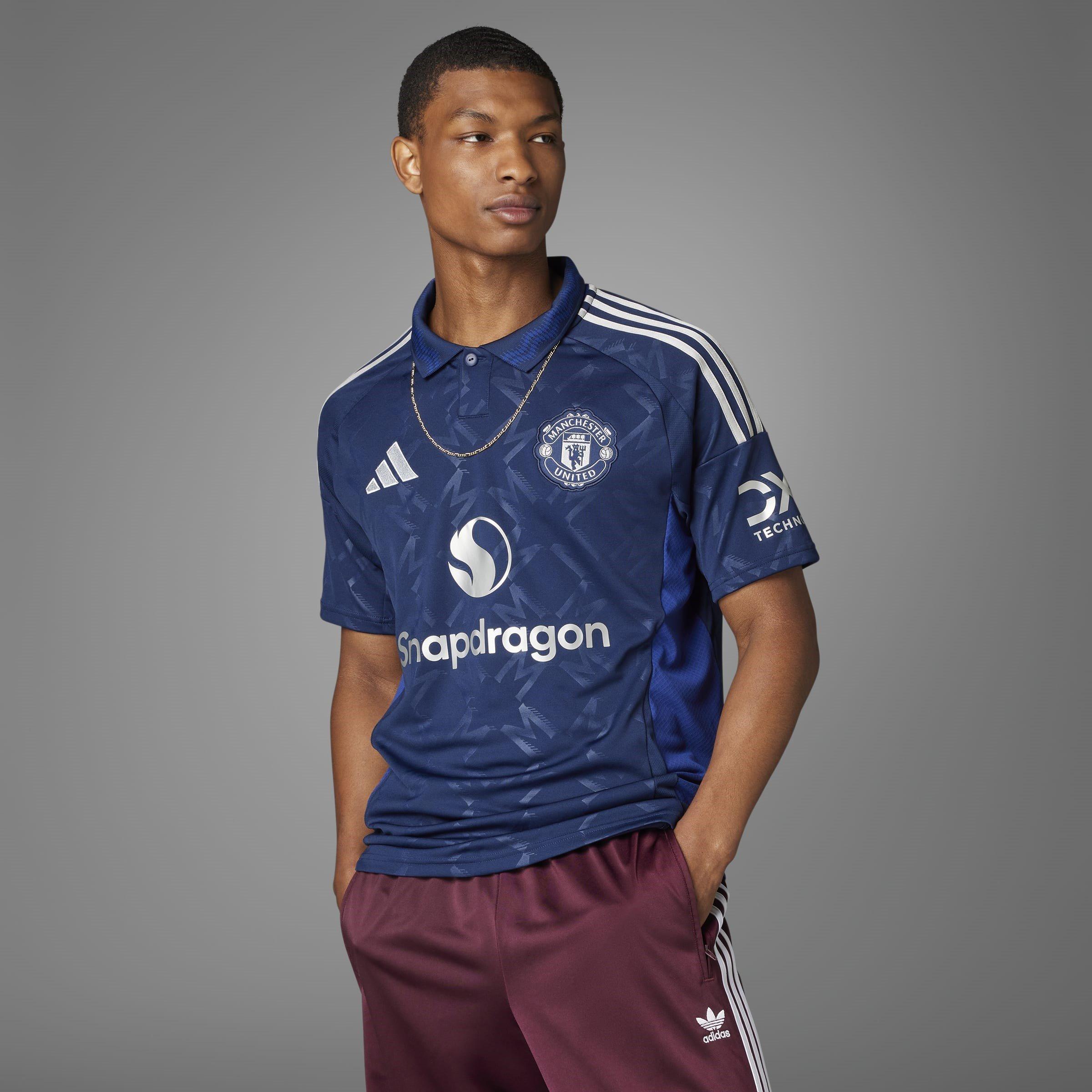 Blue - adidas - Manchester United Away Shirt 2024 2025 Adults - 8