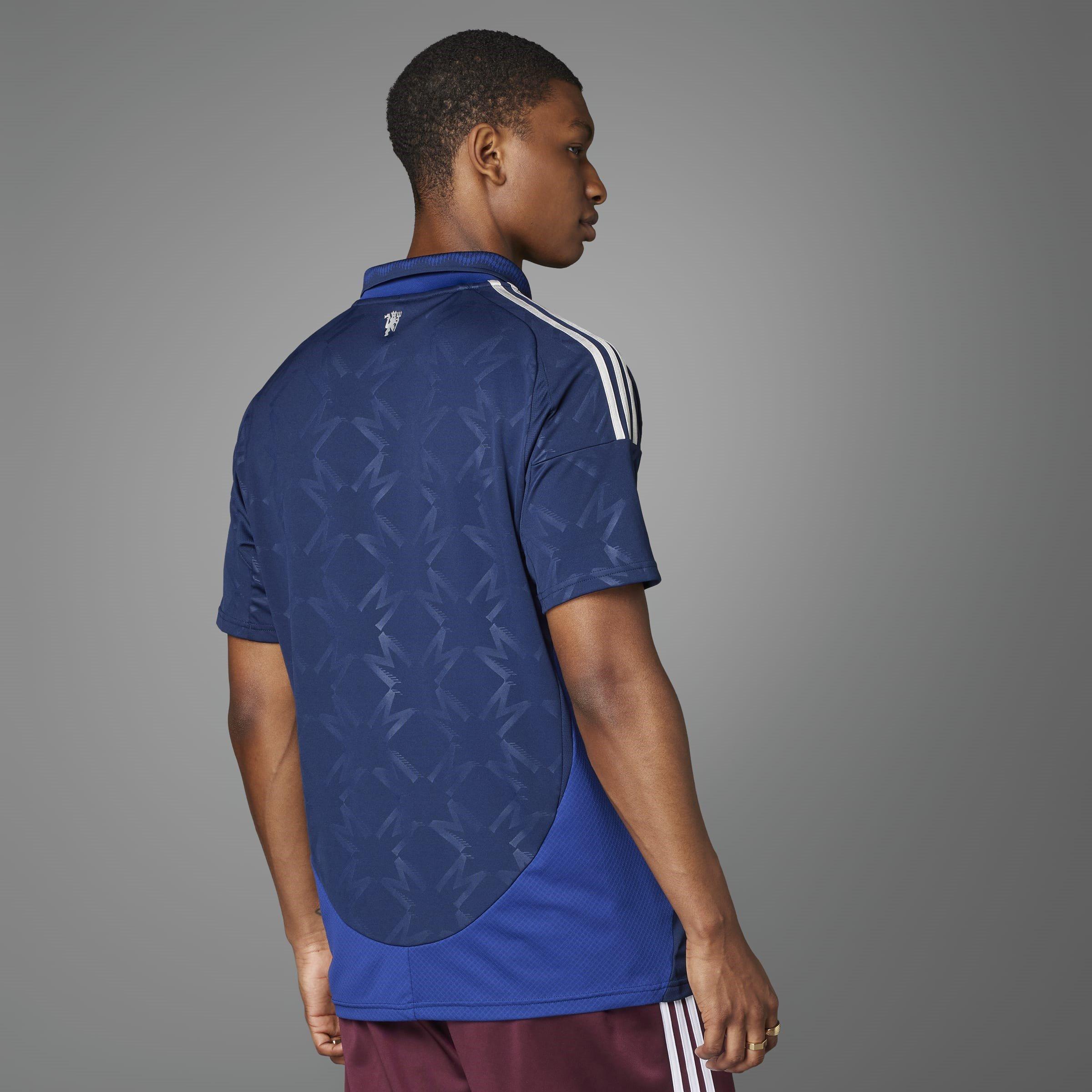 Blue - adidas - Manchester United Away Shirt 2024 2025 Adults - 9
