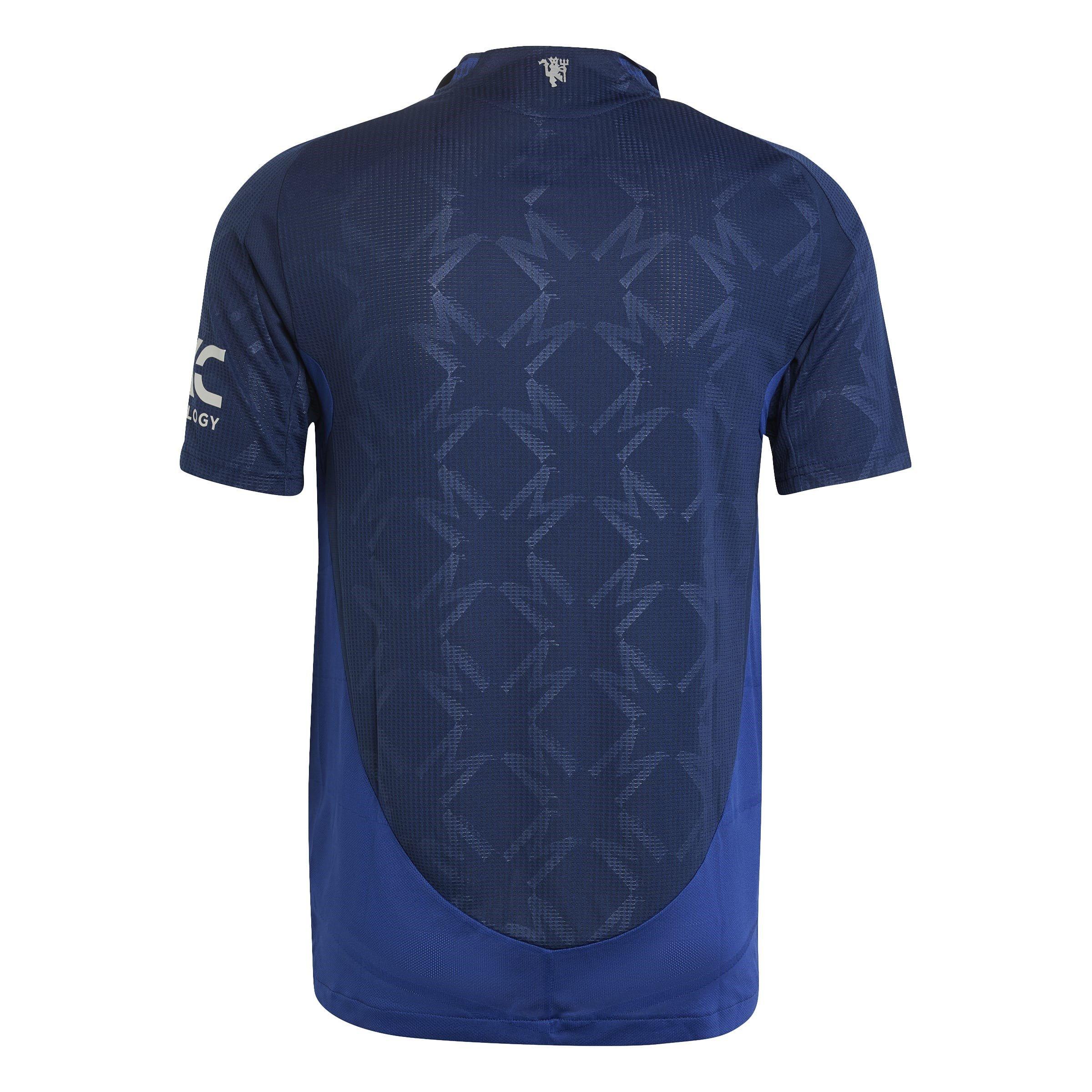 Azul - adidas - Manchester United Authentic Away Shirt 2024 2025 Adults - 2