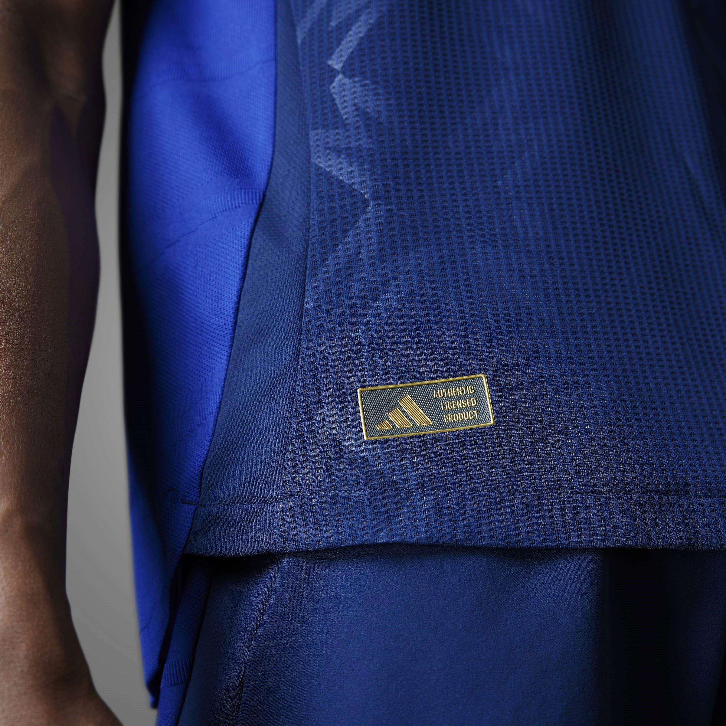 Azul - adidas - Manchester United Authentic Away Shirt 2024 2025 Adults - 12