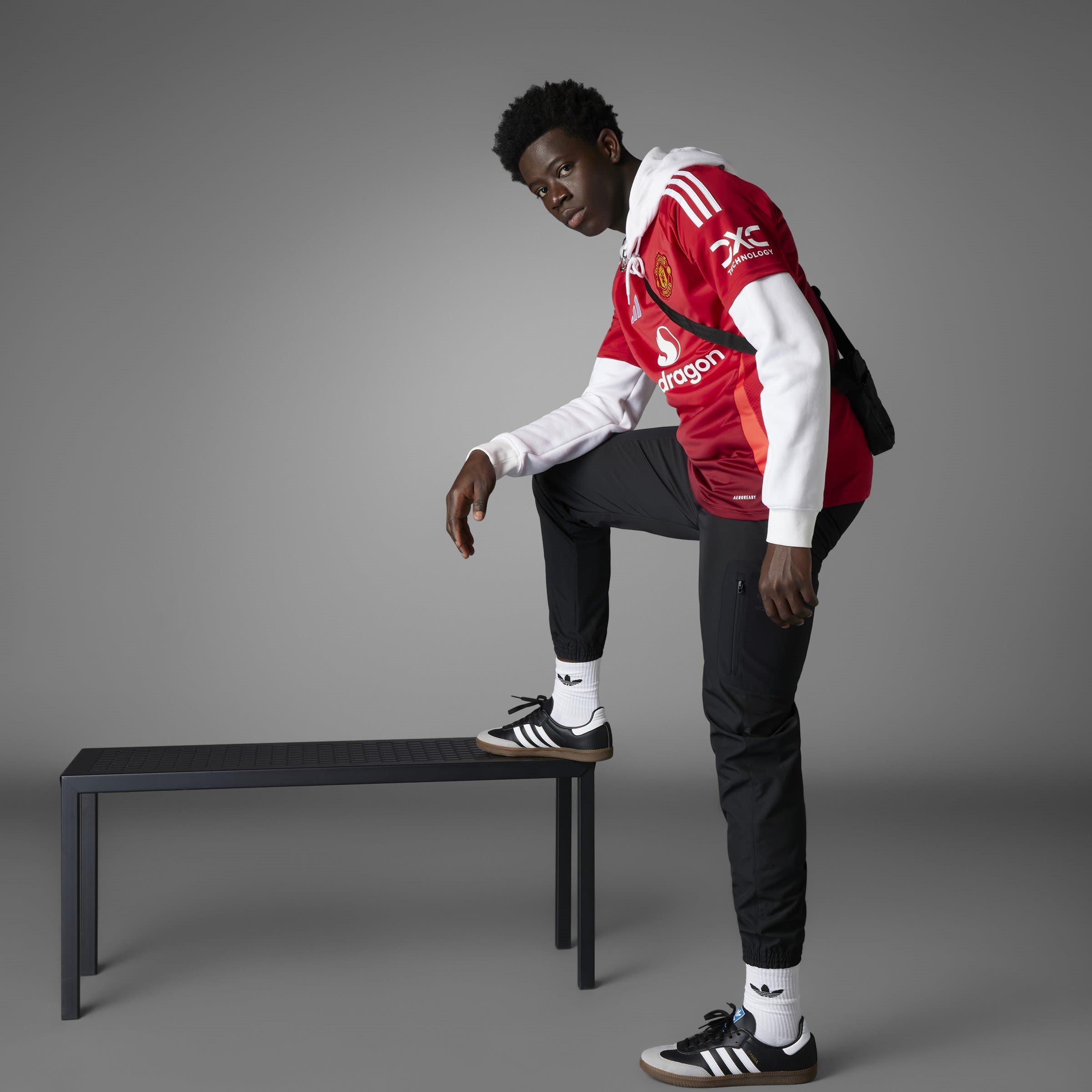 Vermelho - adidas - Manchester United Home Shirt 2024 2025 Adults - 13