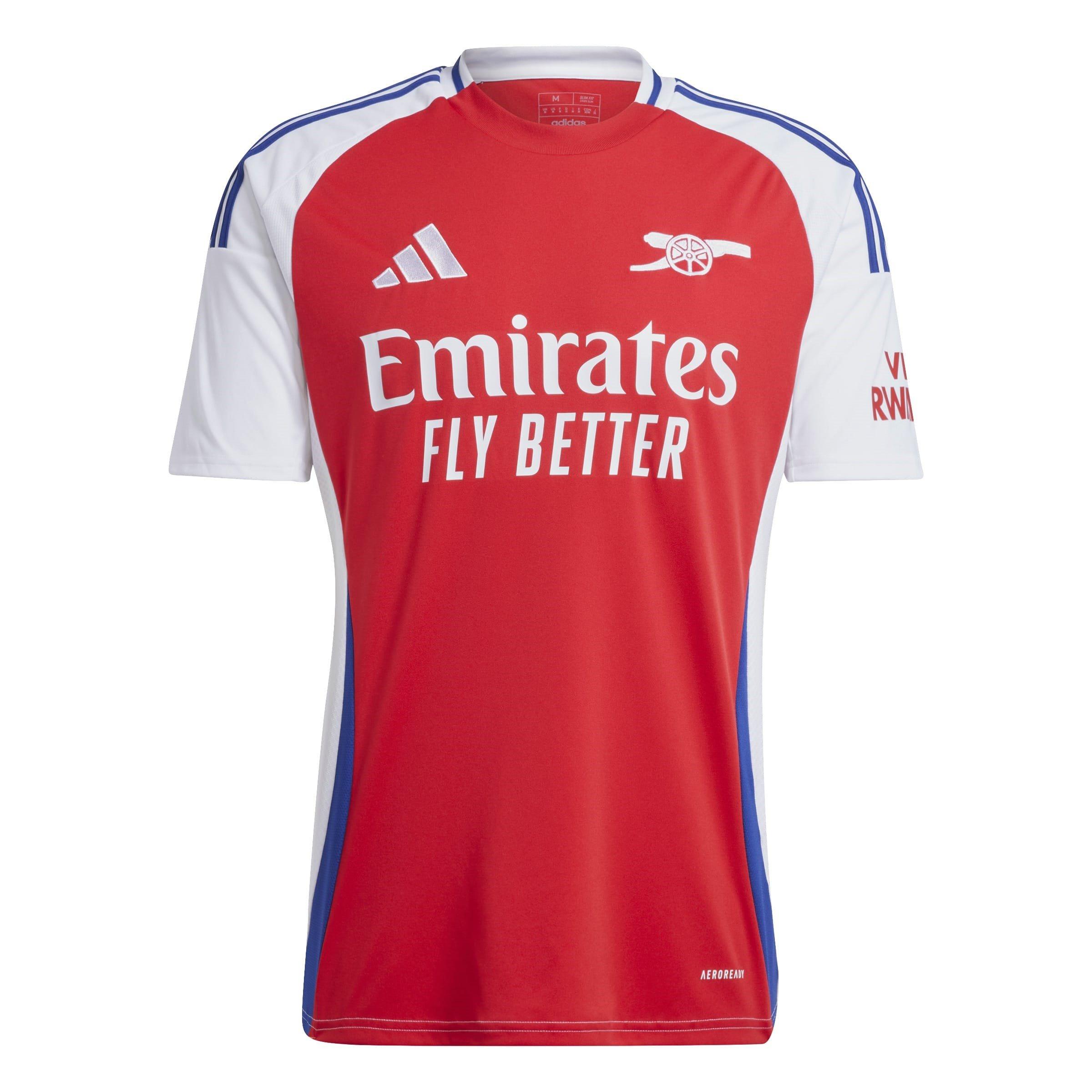 Red - adidas - Arsenal Home Shirt 2024 2025 Adults - 1