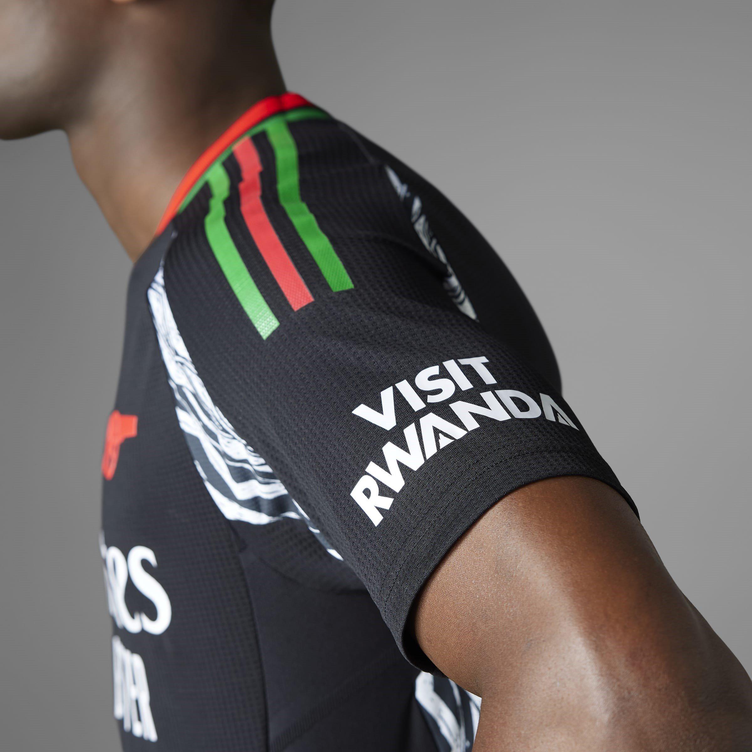 Black - adidas - Arsenal Away Authentic Shirt 2024 2025 Adults - 13