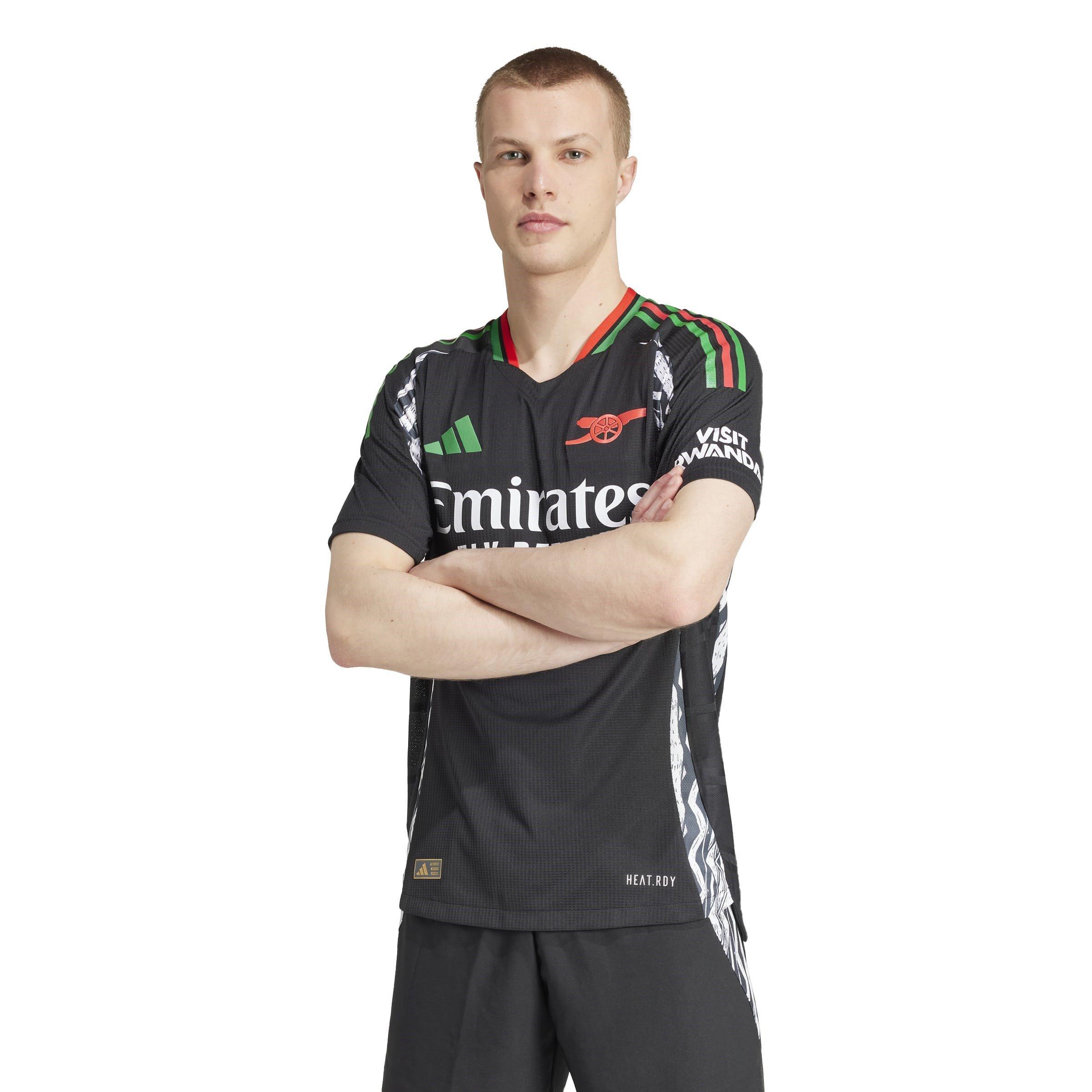 Black - adidas - Arsenal Away Authentic Shirt 2024 2025 Adults - 3