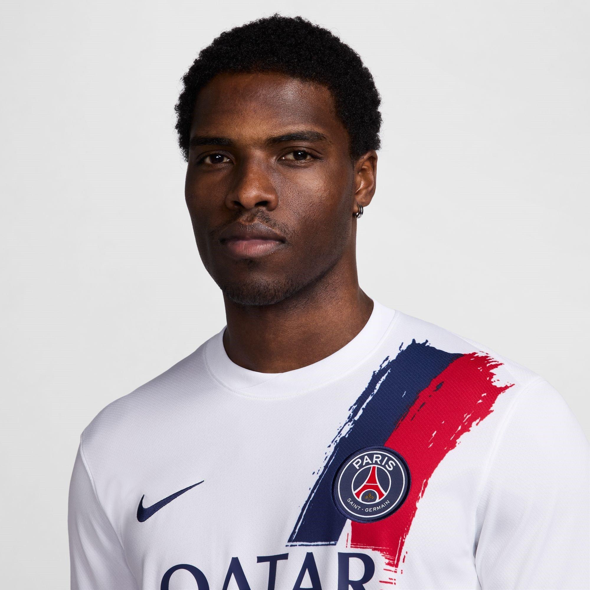 White - Nike - Paris Saint-Germain Away Shirt 2024 2025 Adults - 5