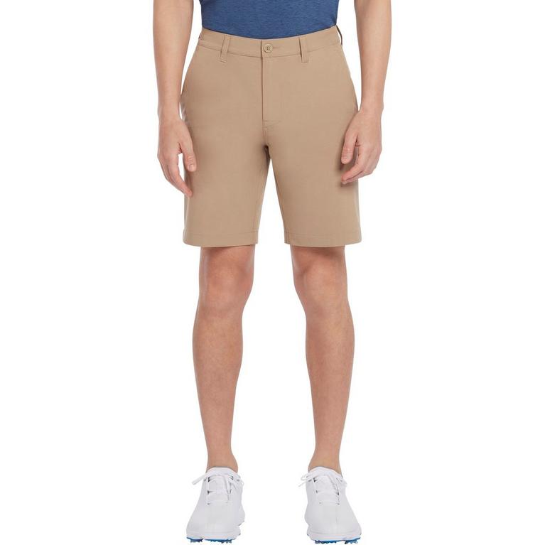 Beige - PGA Tour - Texture 9 Golf Shorts - 1