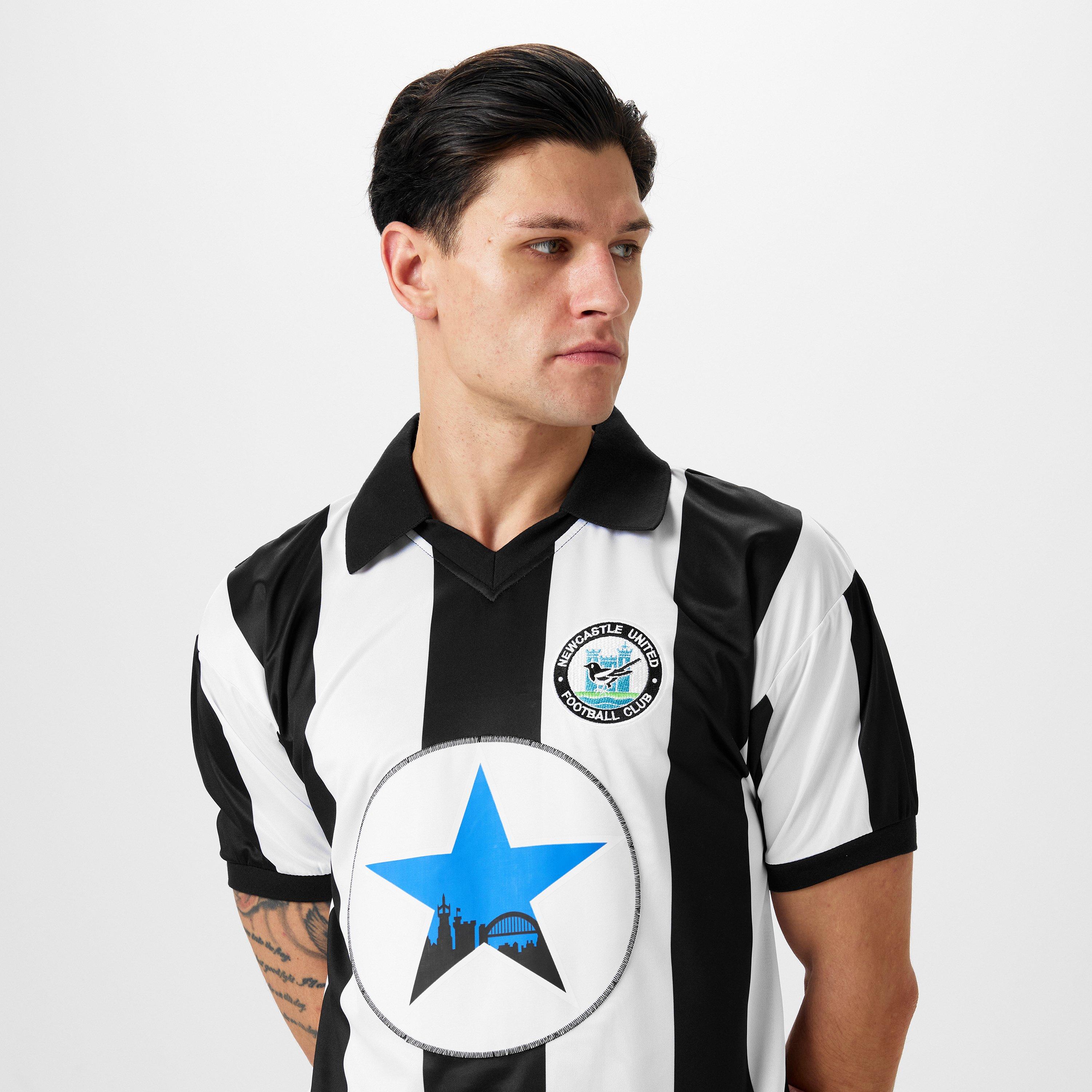 Schwarz/Weiß - Score Draw - Newcastle United 1982 Home Shirt Adults - 3