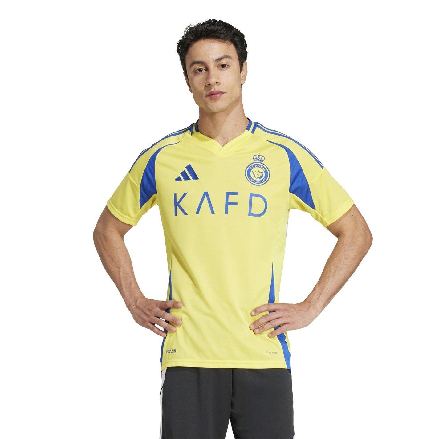 Žuto/Plavo - adidas - Al Nassr Ronaldo Home Shirt 2024 2025 Adults - 3