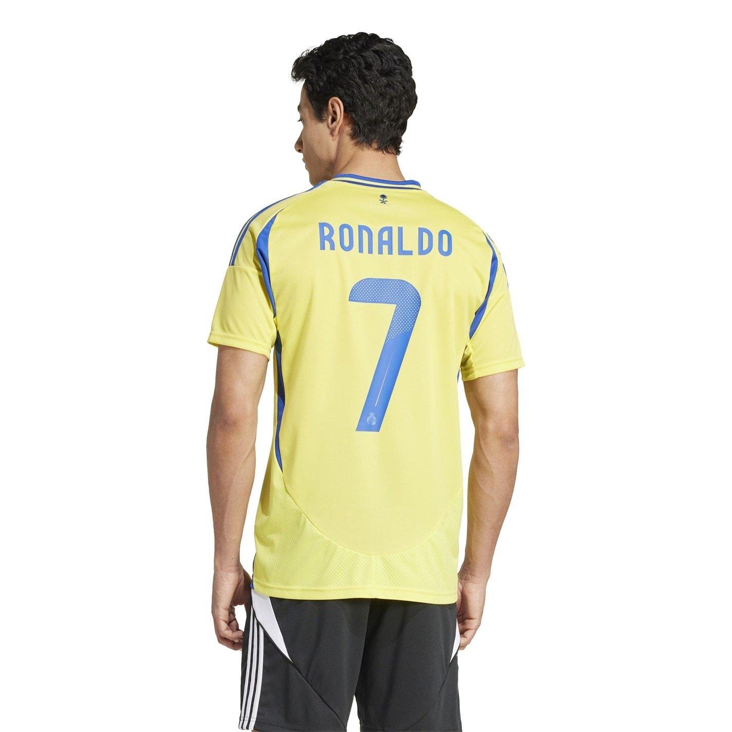 Žuto/Plavo - adidas - Al Nassr Ronaldo Home Shirt 2024 2025 Adults - 4