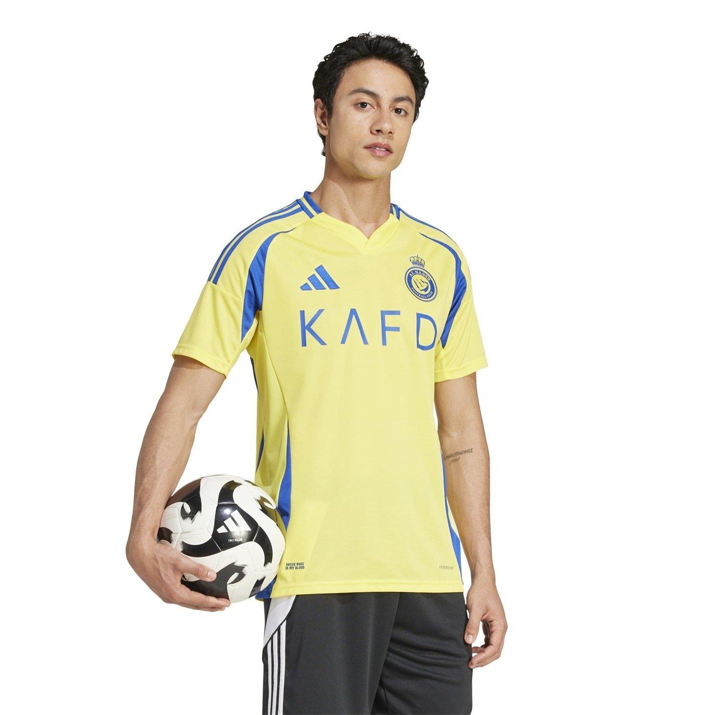 Žuto/Plavo - adidas - Al Nassr Ronaldo Home Shirt 2024 2025 Adults - 7