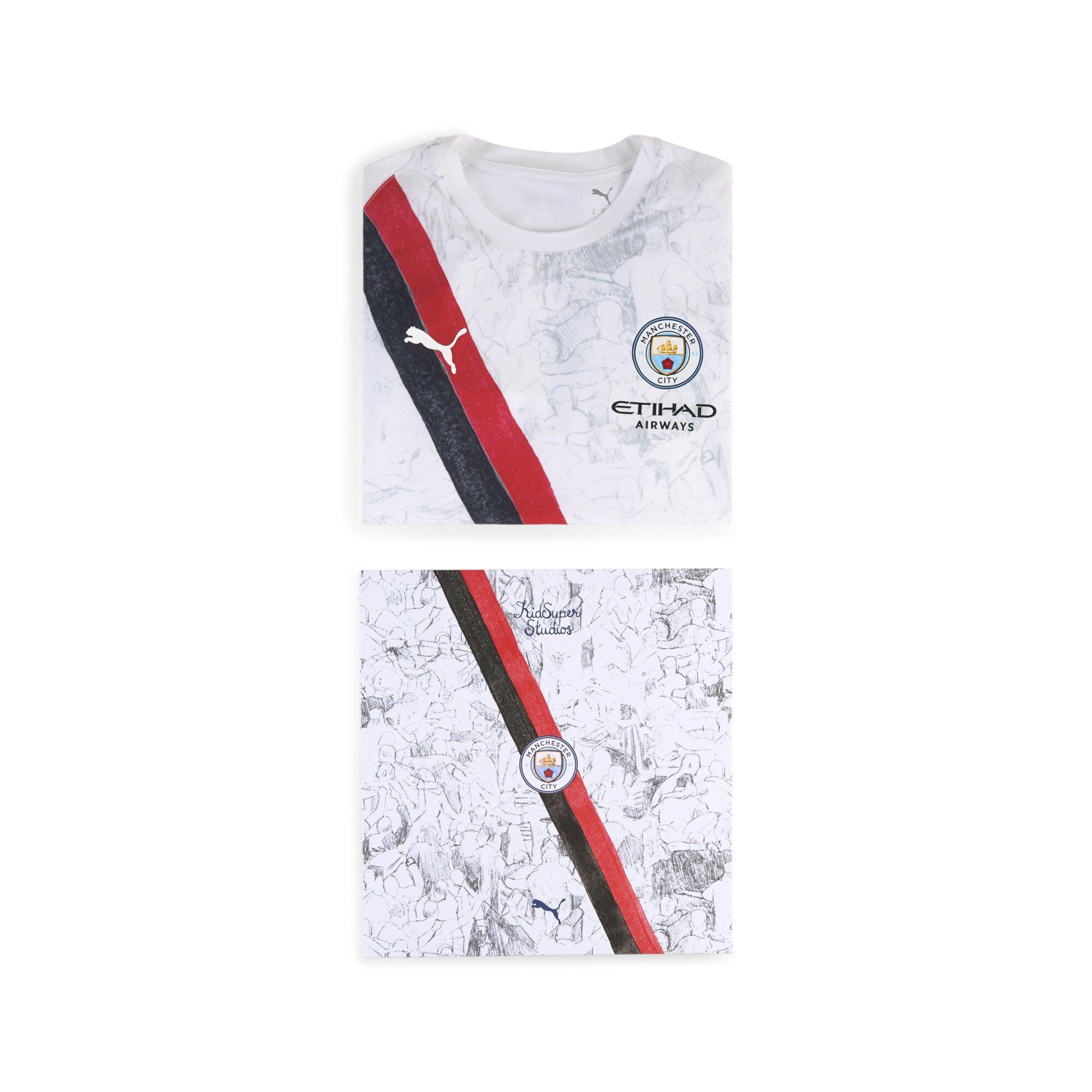 White/Black - Puma - x KidsSuper Manchester City Authentic Away Shirt 2025 2026 Mens - 9