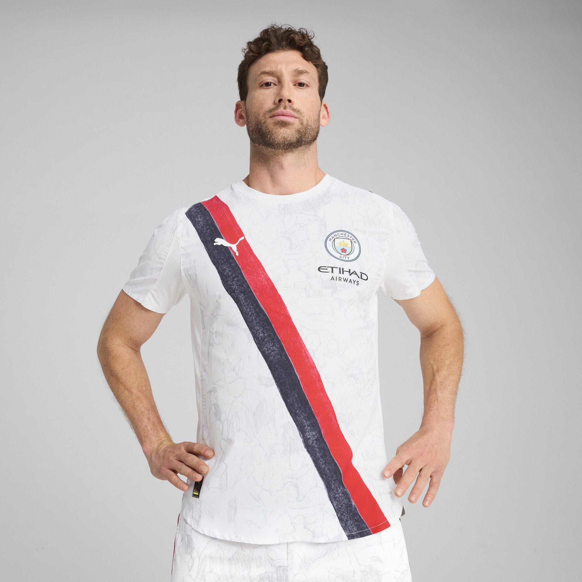 White/Black - Puma - x KidsSuper Manchester City Authentic Away Shirt 2025 2026 Mens - 3